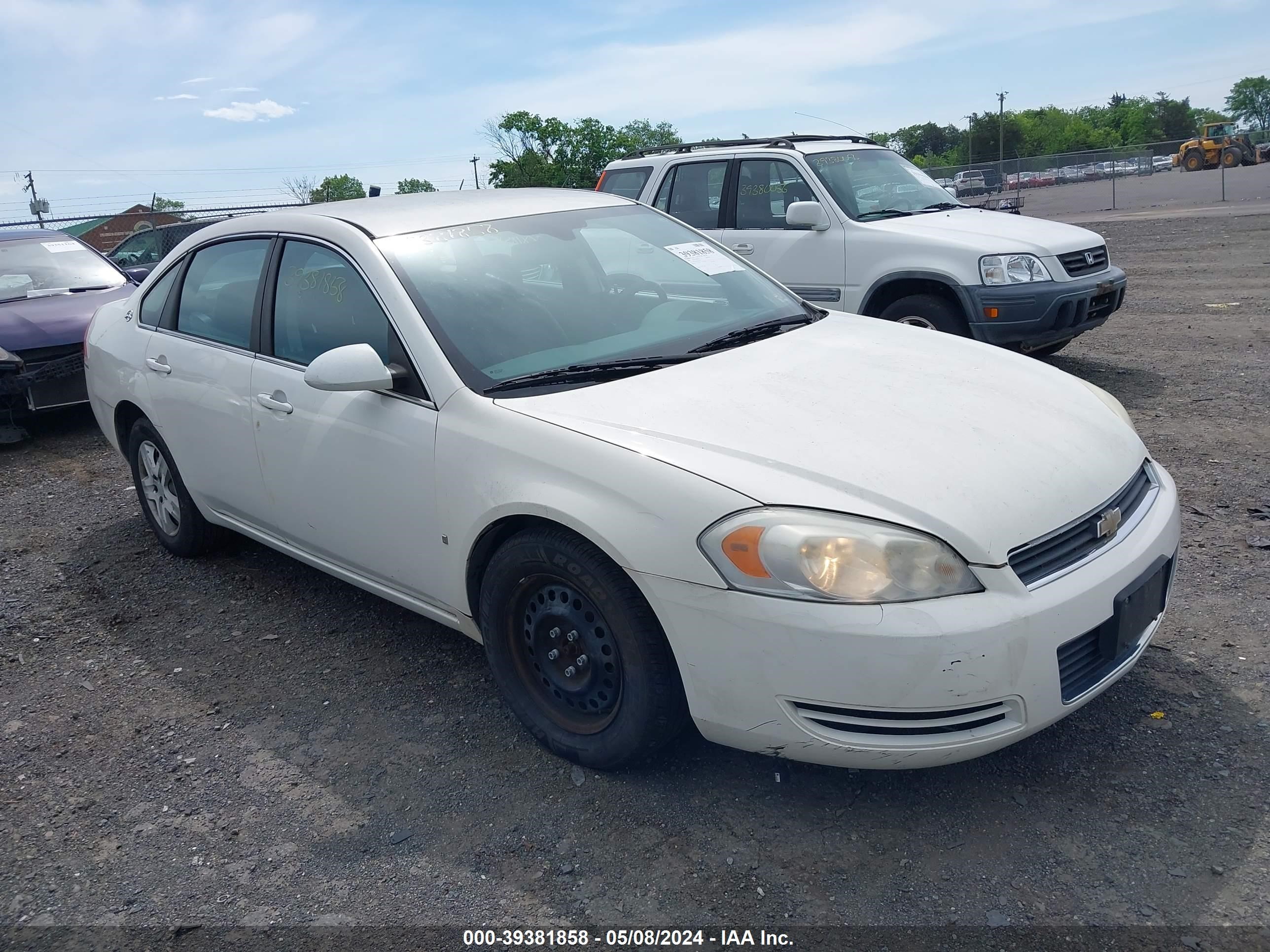 chevrolet impala 2008 2g1wb58k981297575