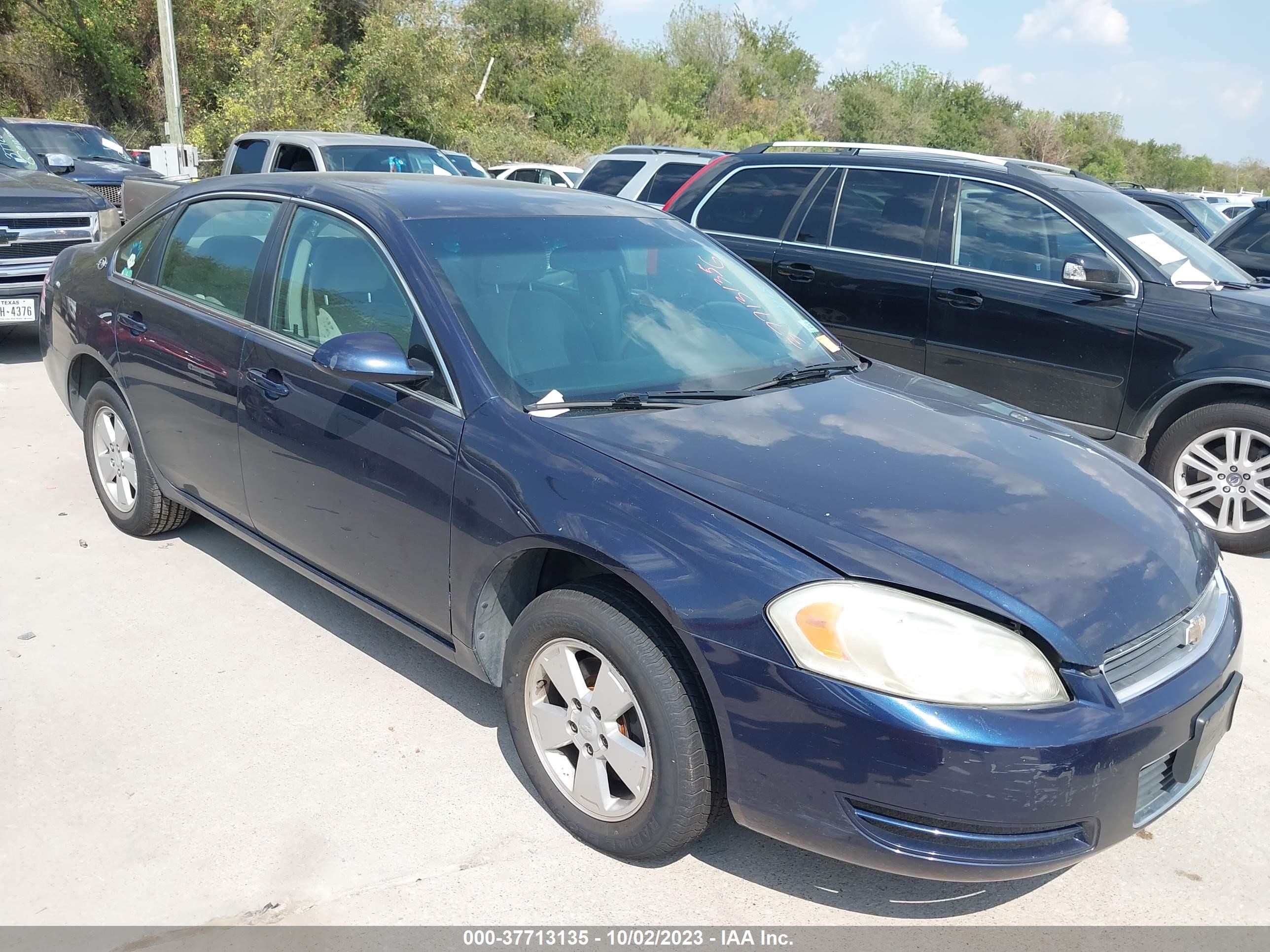 chevrolet impala 2008 2g1wb58k989235143