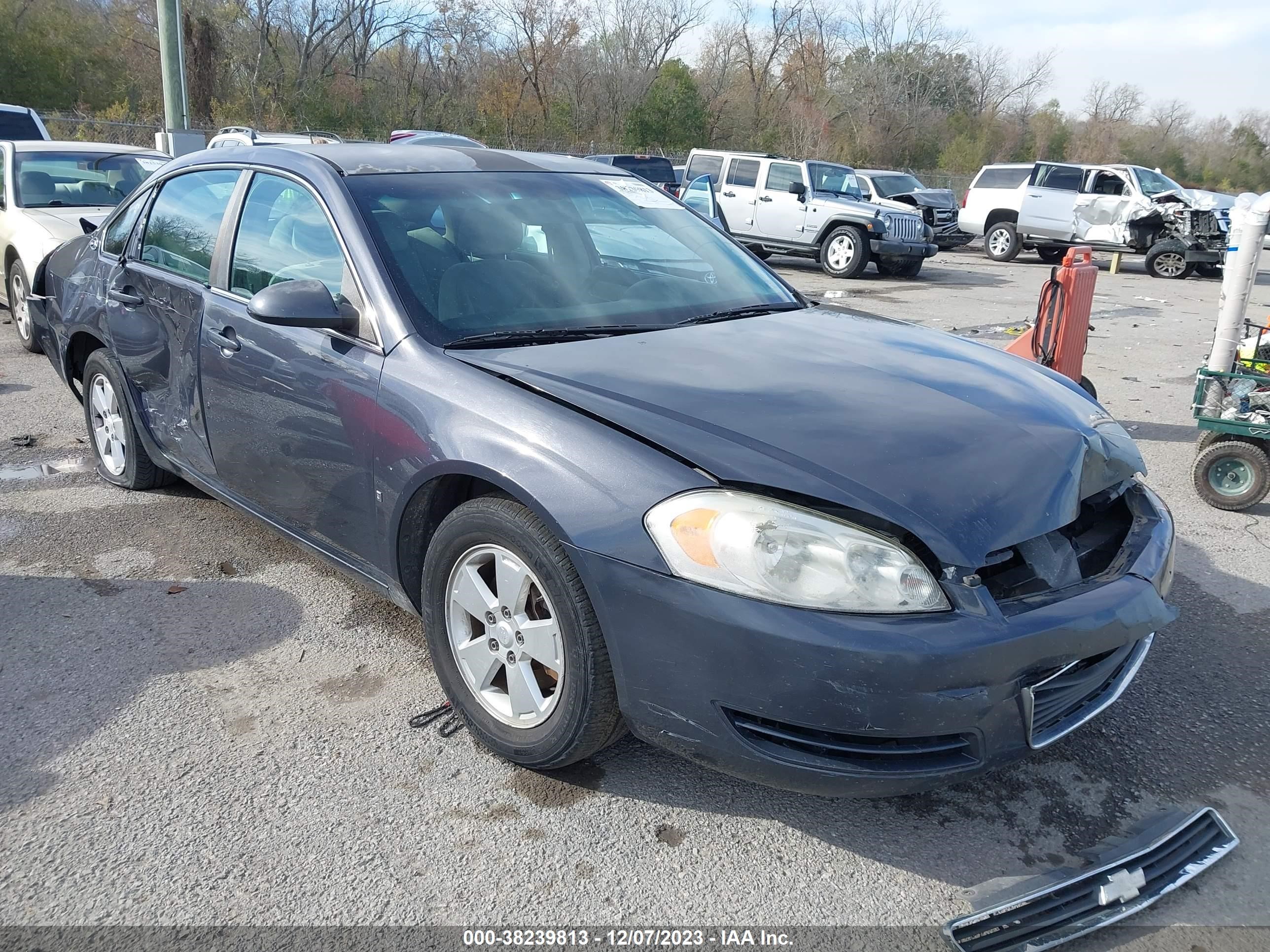 chevrolet impala 2008 2g1wb58kx81246148