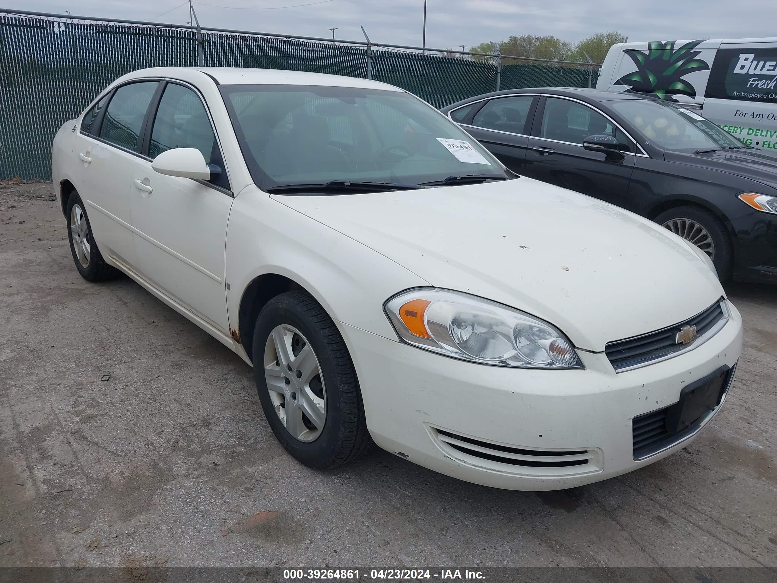 chevrolet impala 2008 2g1wb58n189273993