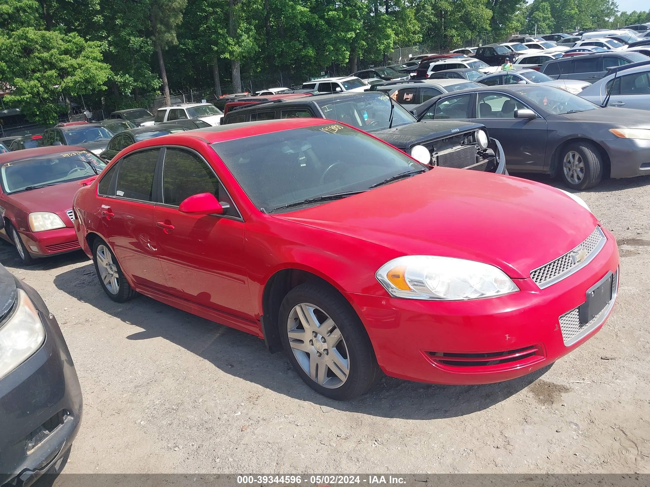 chevrolet impala 2012 2g1wb5e32c1192883