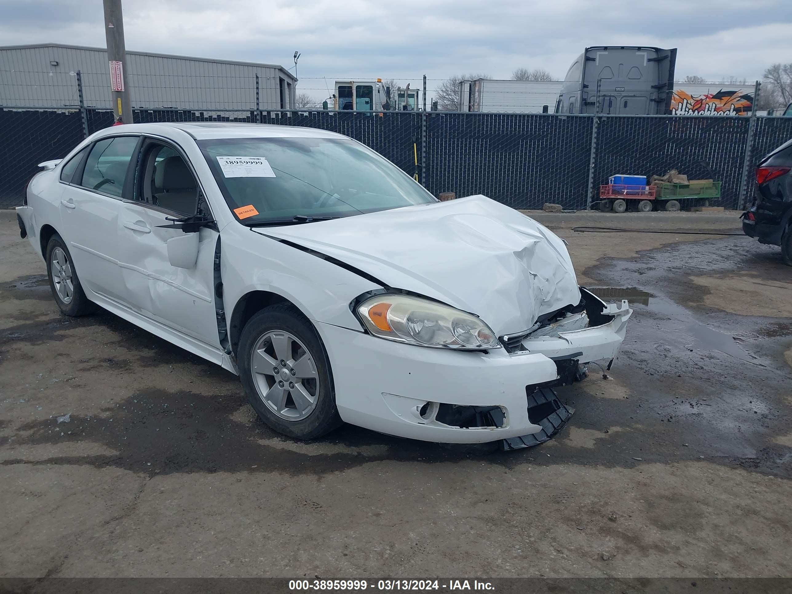 chevrolet impala 2010 2g1wb5ek2a1192029