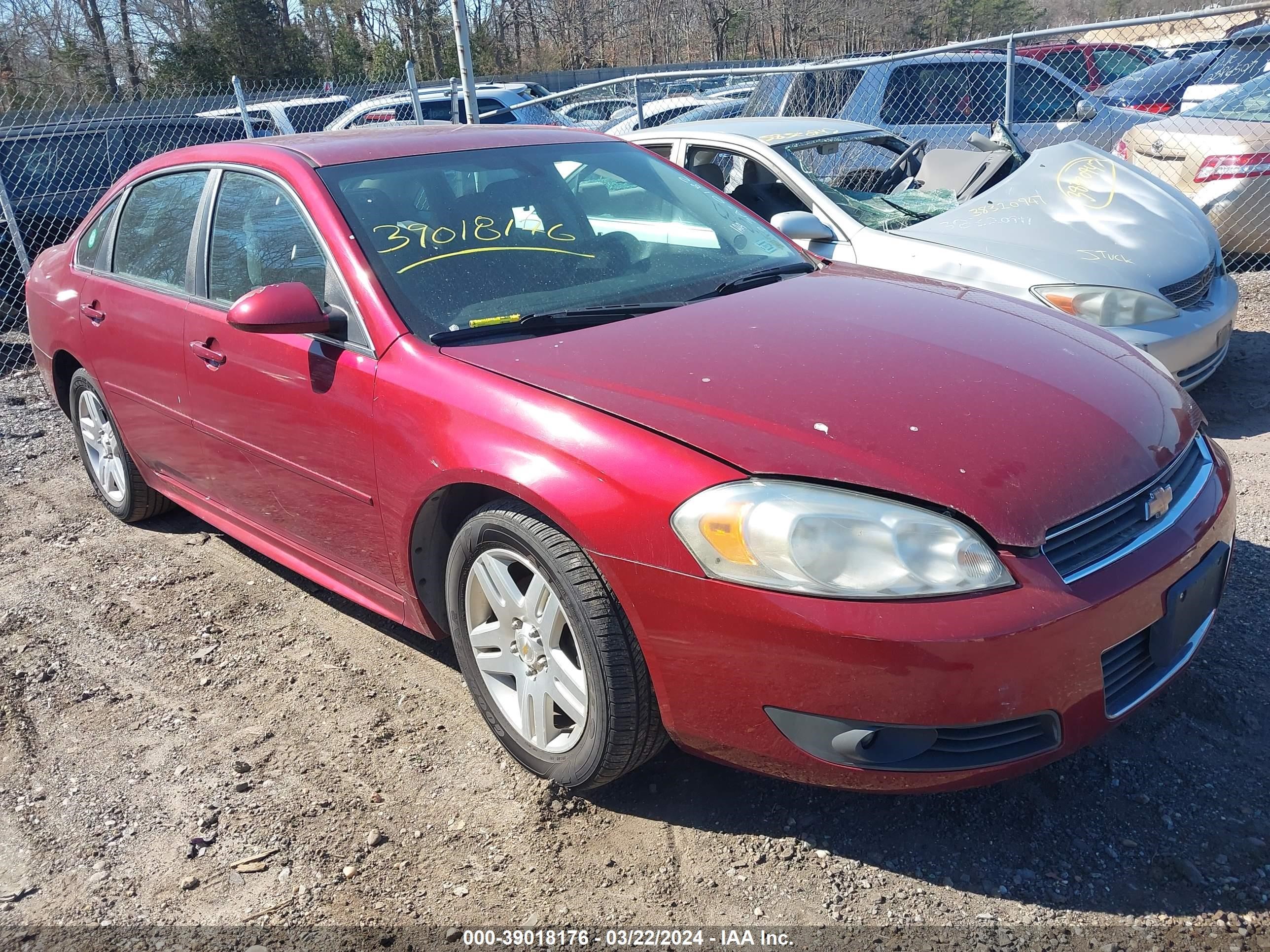 chevrolet impala 2011 2g1wb5ek2b1223510