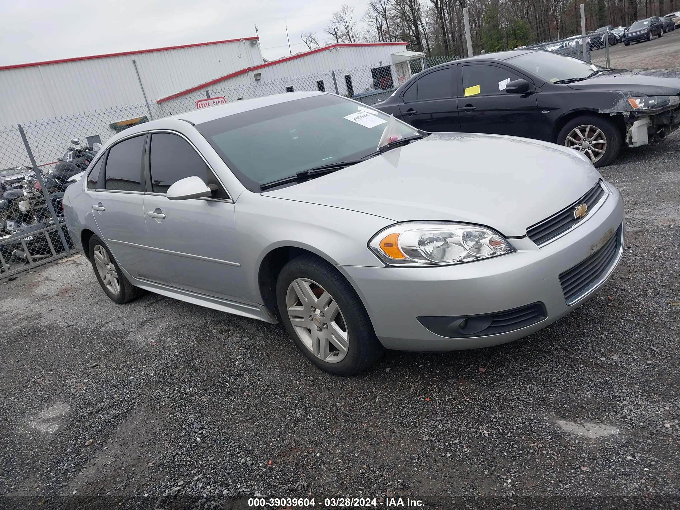 chevrolet impala 2011 2g1wb5ek9b1307260