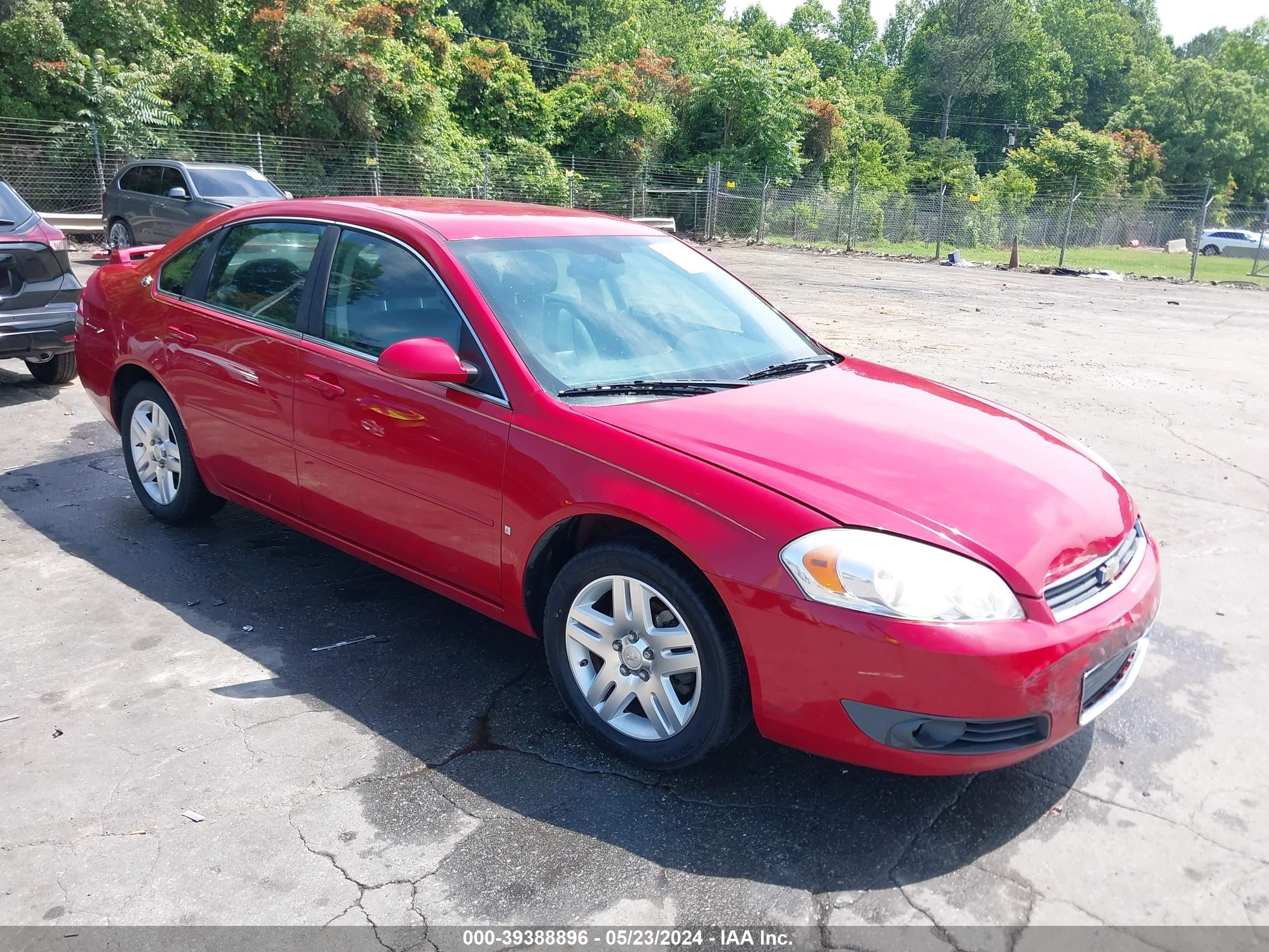 chevrolet impala 2008 2g1wc583581224516