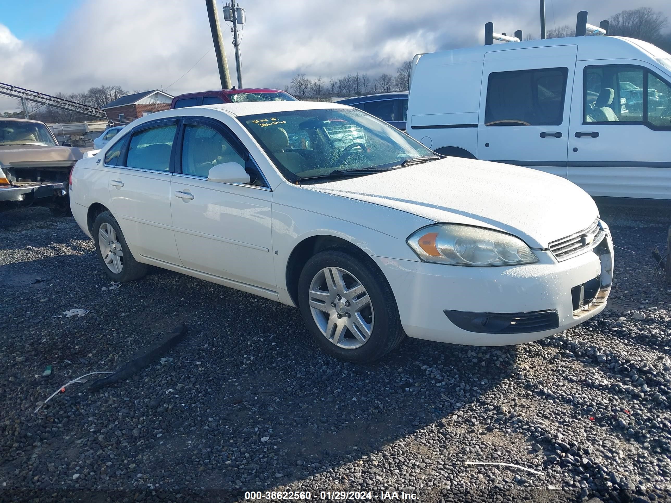 chevrolet impala 2007 2g1wc58r079114901