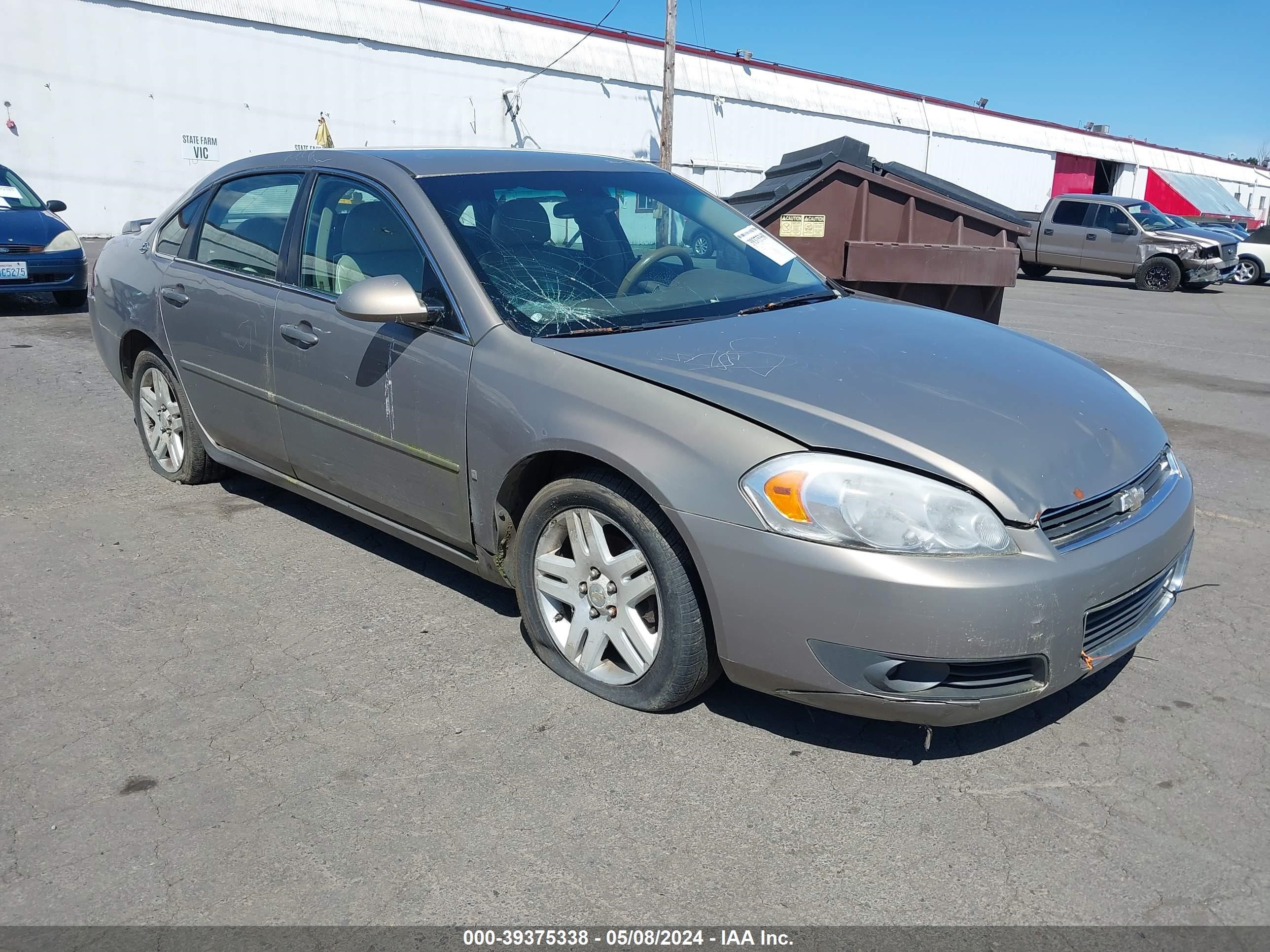 chevrolet impala 2007 2g1wc58r479175040