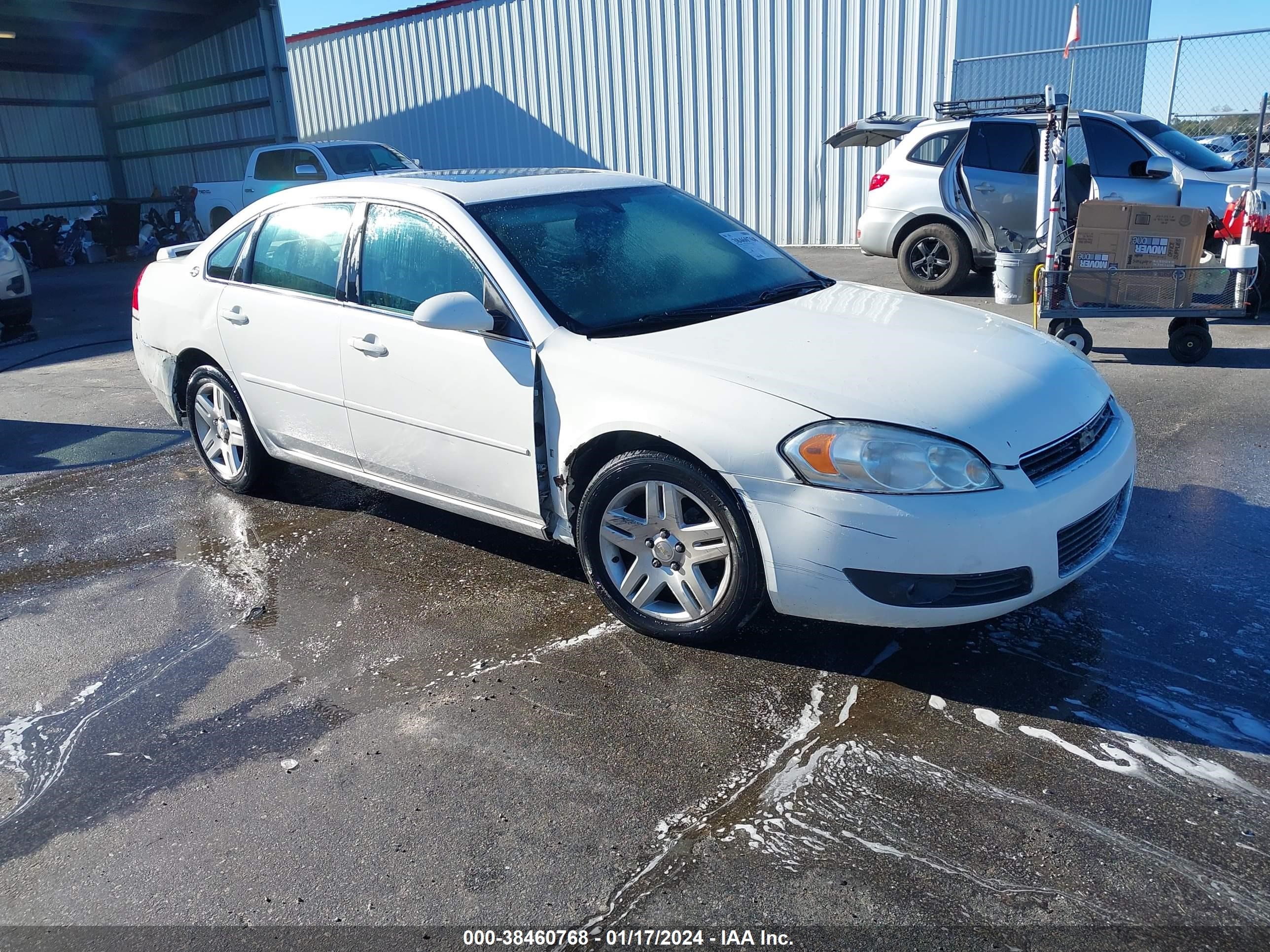 chevrolet impala 2007 2g1wc58r679262969