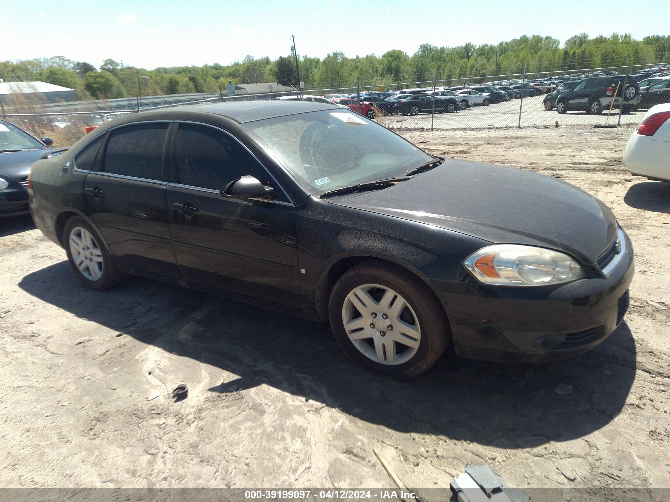 chevrolet impala 2007 2g1wc58r879337753