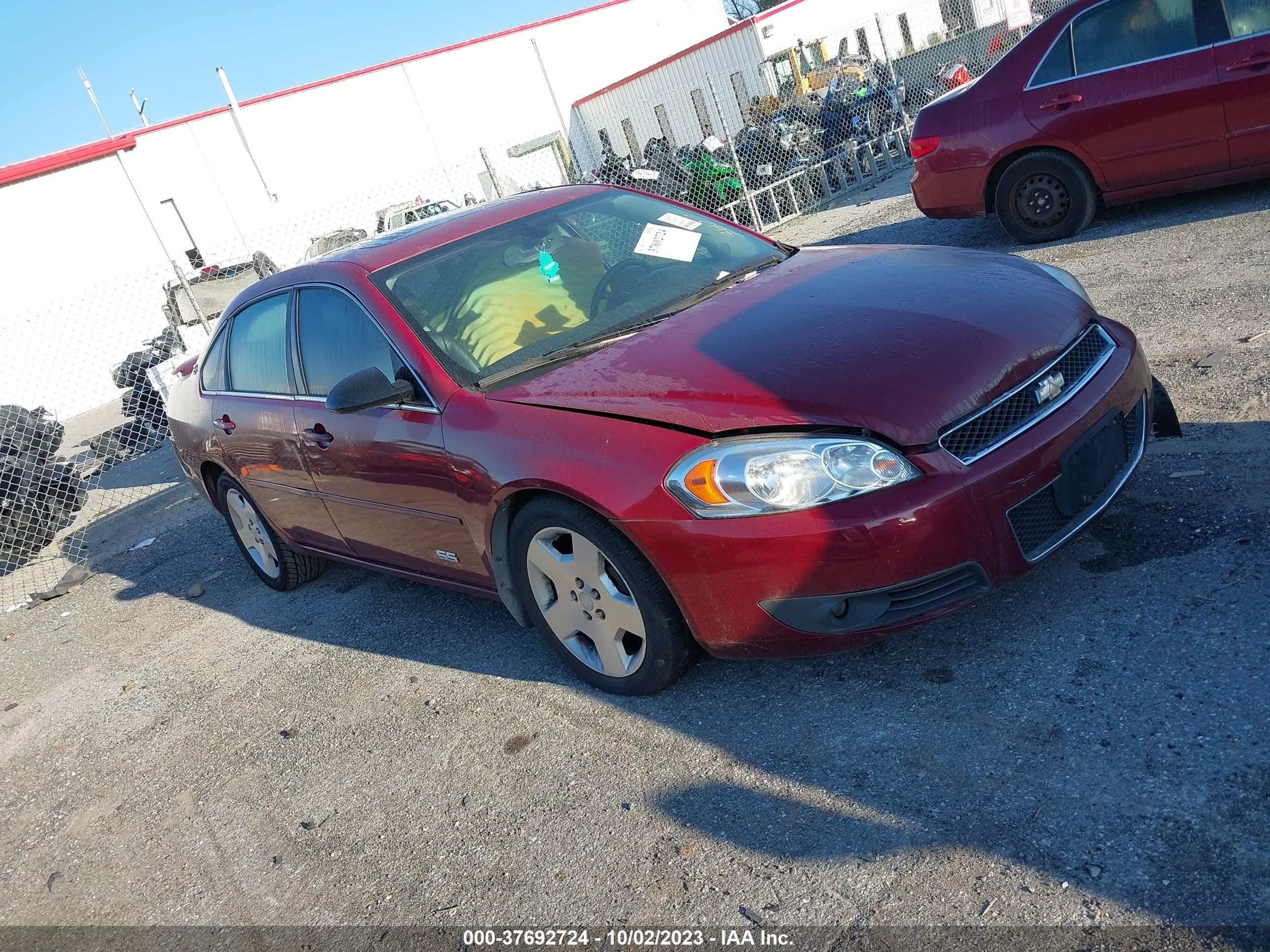 chevrolet impala 2006 2g1wd58cx69204063