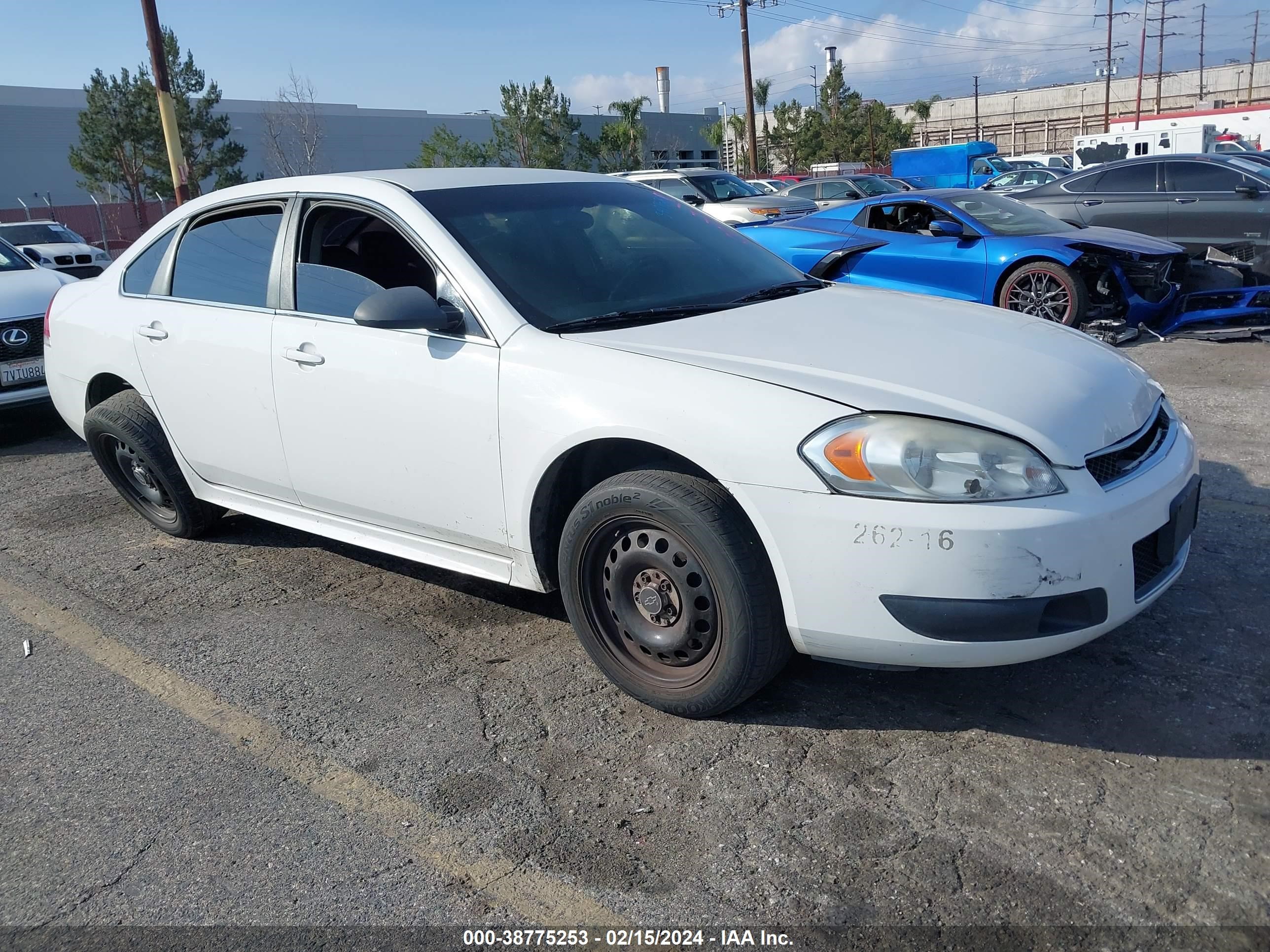 chevrolet impala 2016 2g1wd5e32g1129329