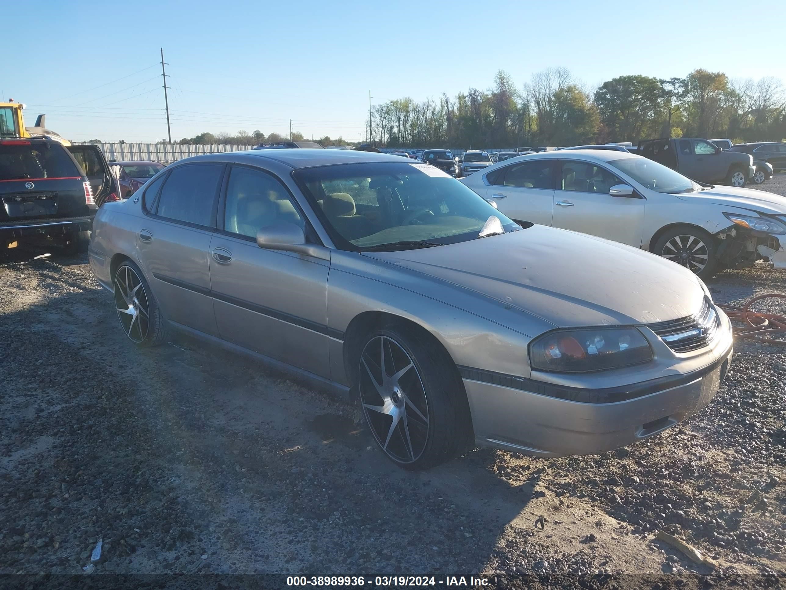 chevrolet impala 2001 2g1wf52e119229804