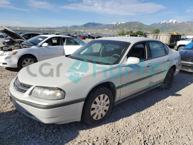 chevrolet impala 2003 2g1wf52e139389880