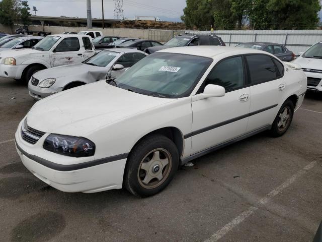 chevrolet impala 2003 2g1wf52e139403082