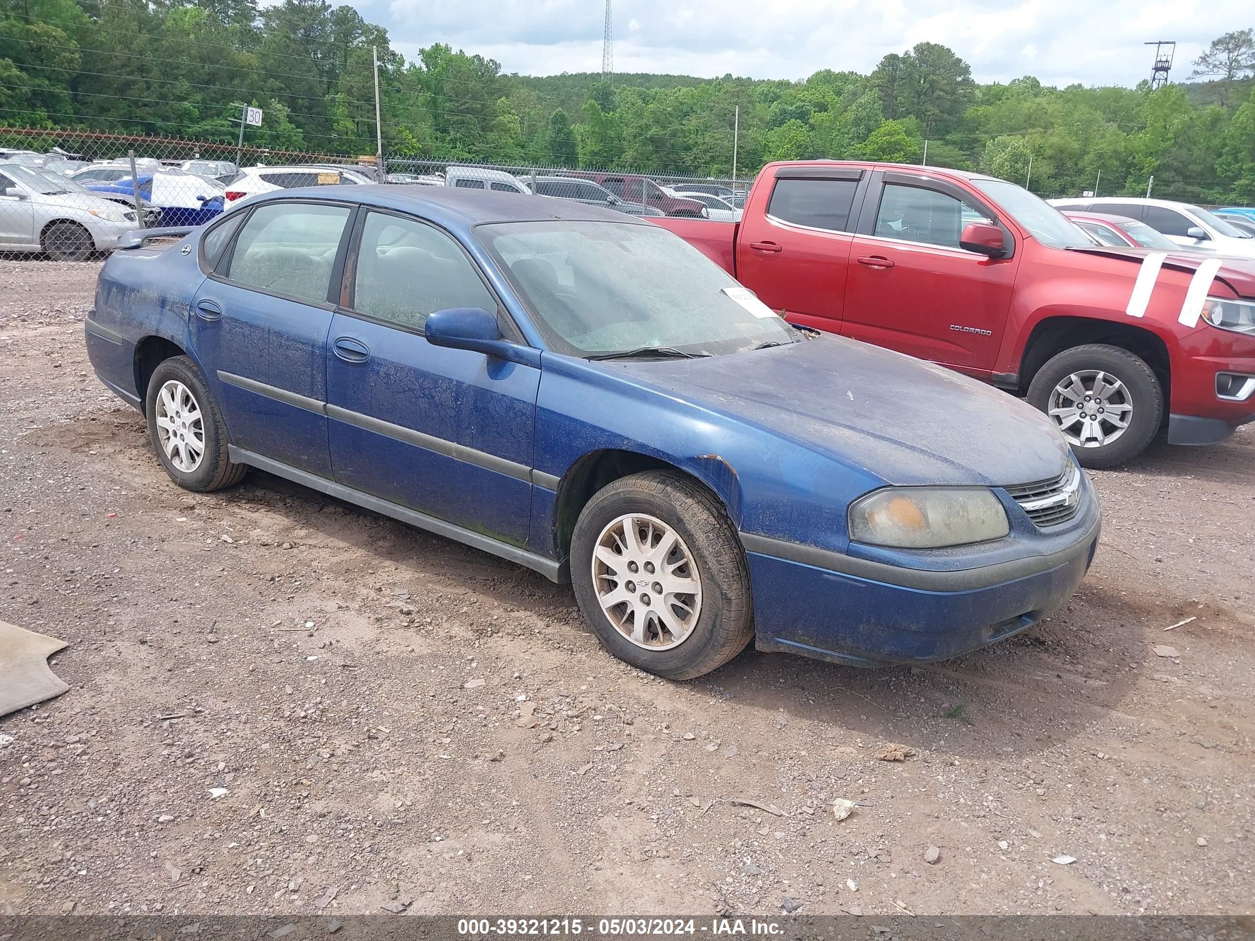 chevrolet impala 2005 2g1wf52e159146542