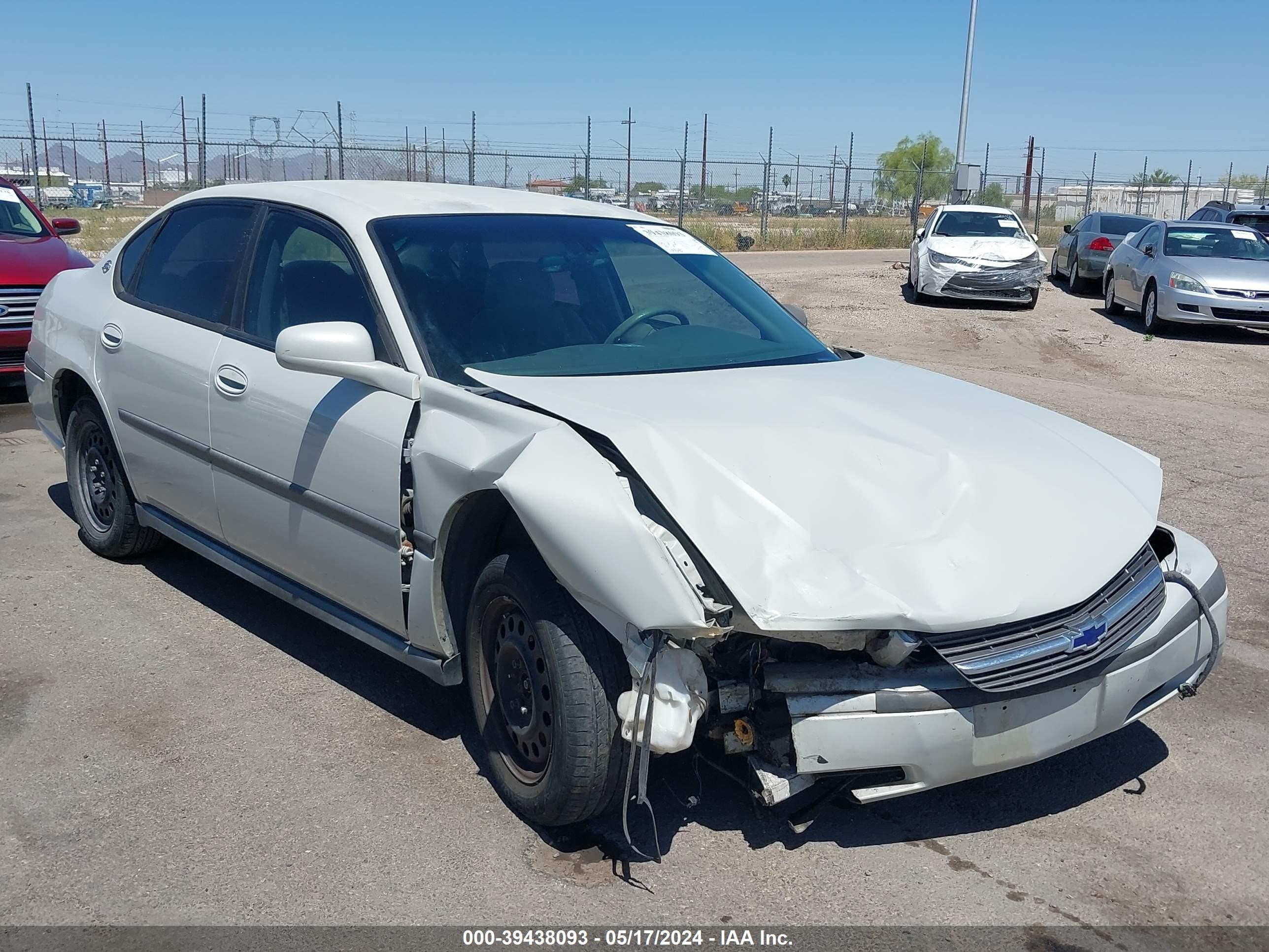 chevrolet impala 2004 2g1wf52e249102435