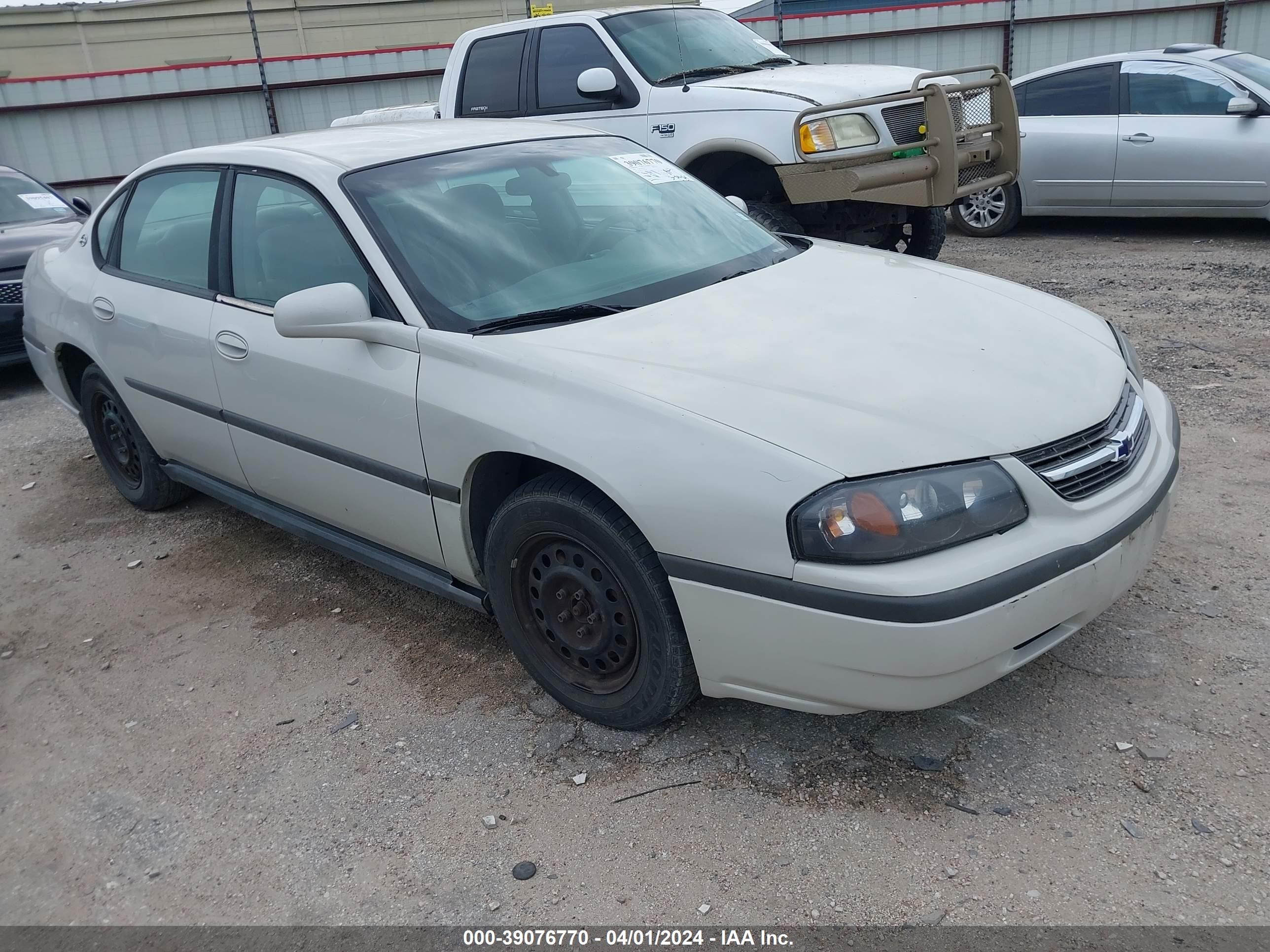 chevrolet impala 2004 2g1wf52e449102324