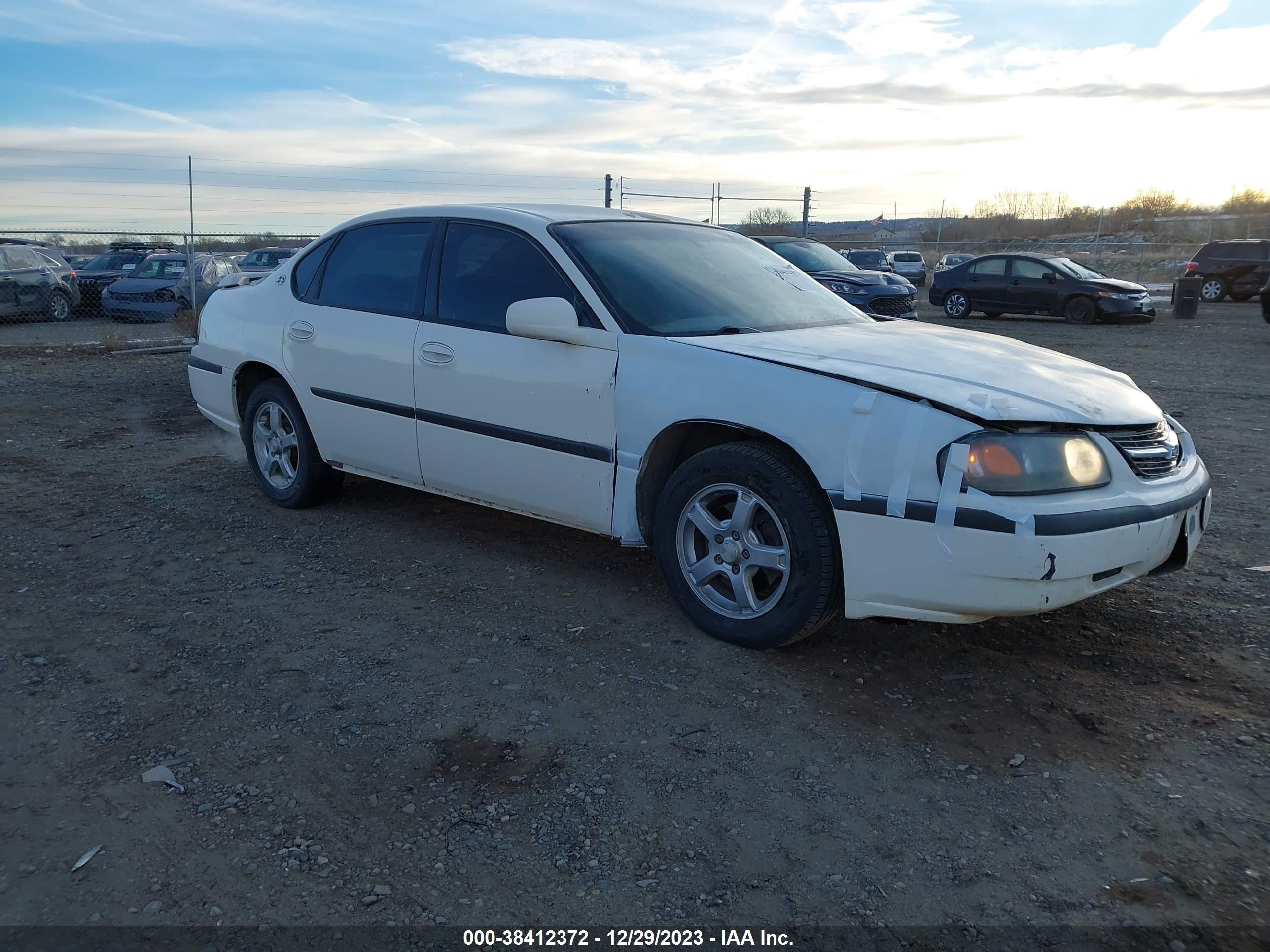 chevrolet impala 2004 2g1wf52e449409413