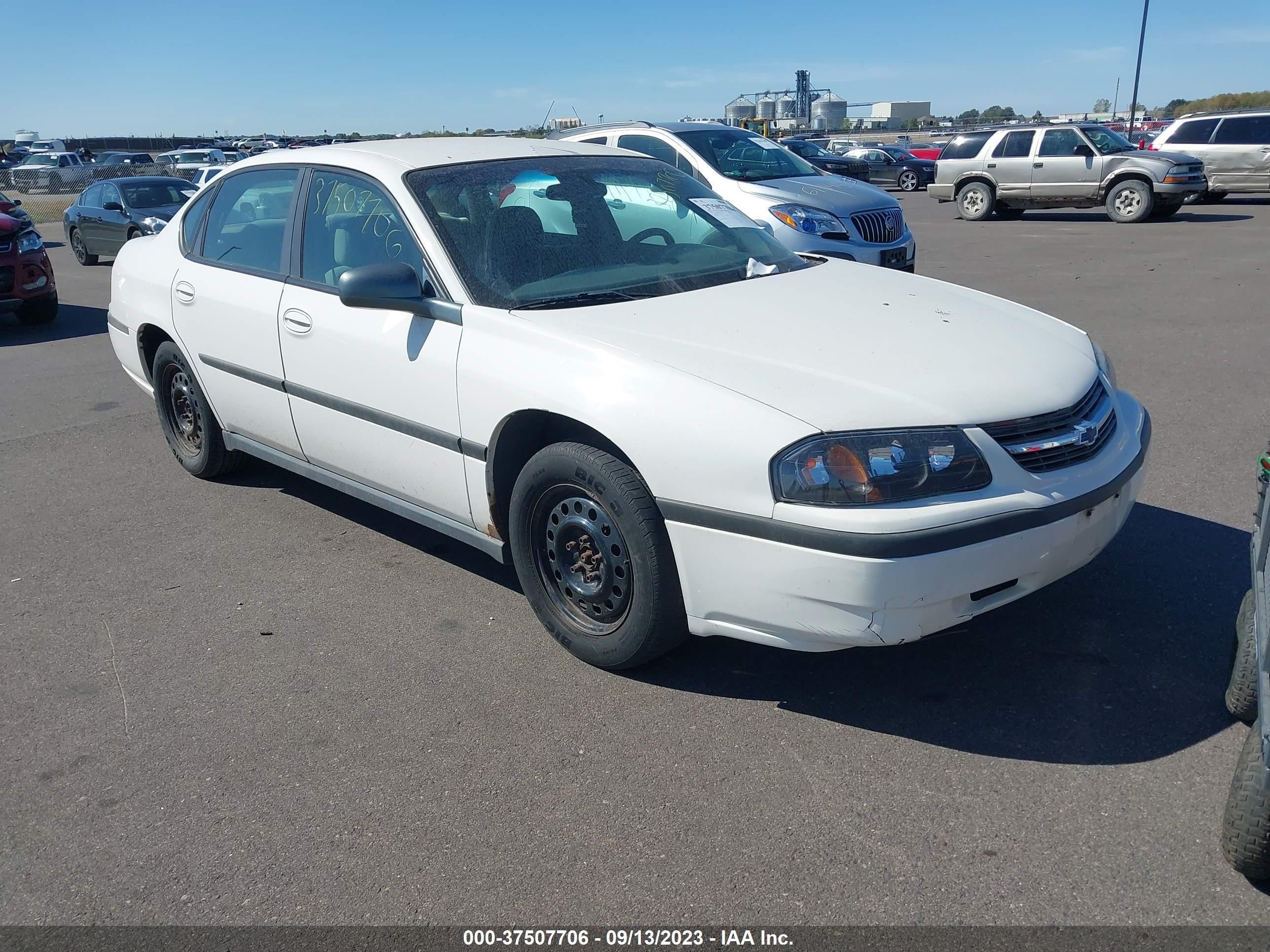 chevrolet impala 2004 2g1wf52e549129211