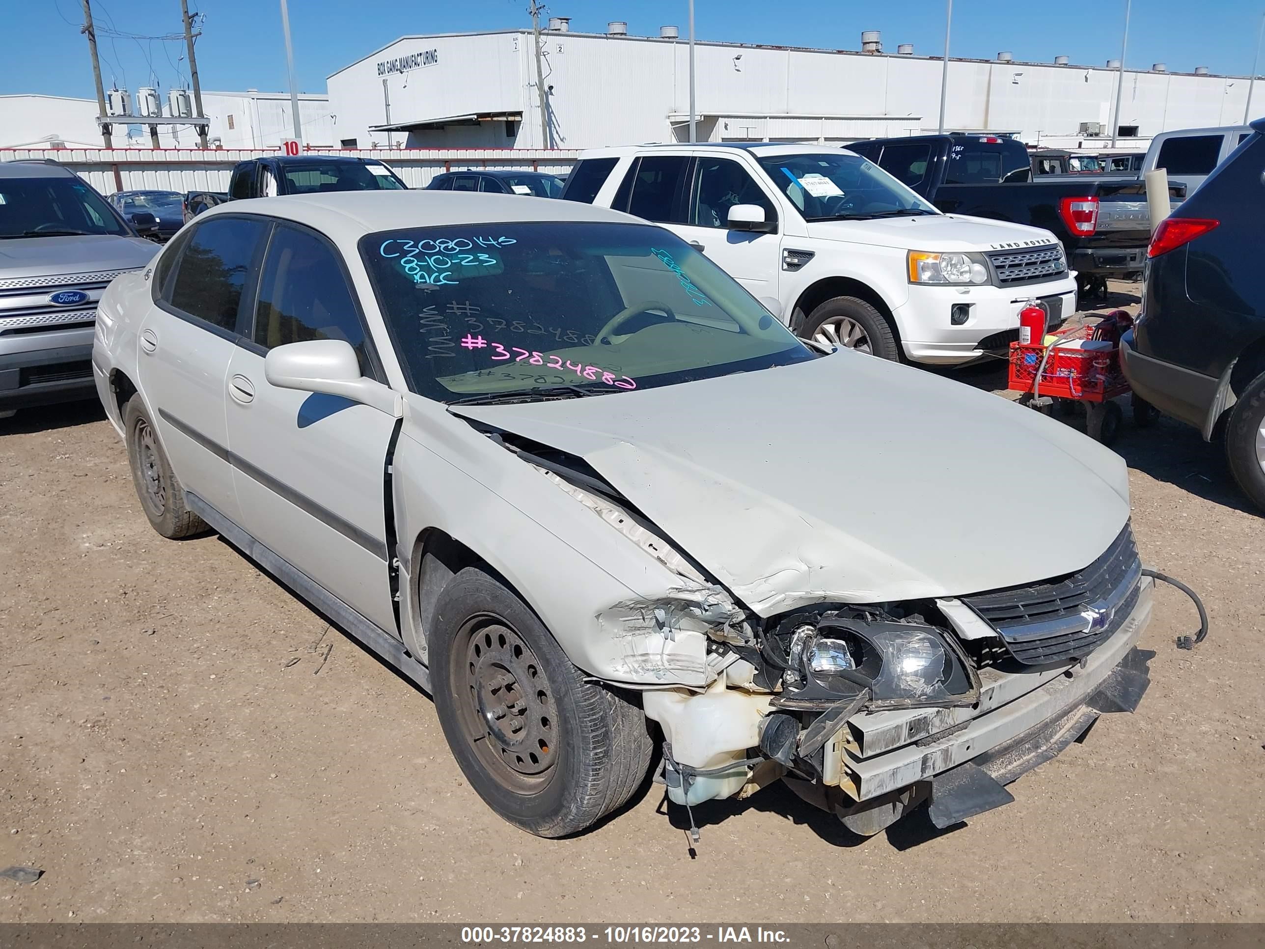 chevrolet impala 2003 2g1wf52e739366930