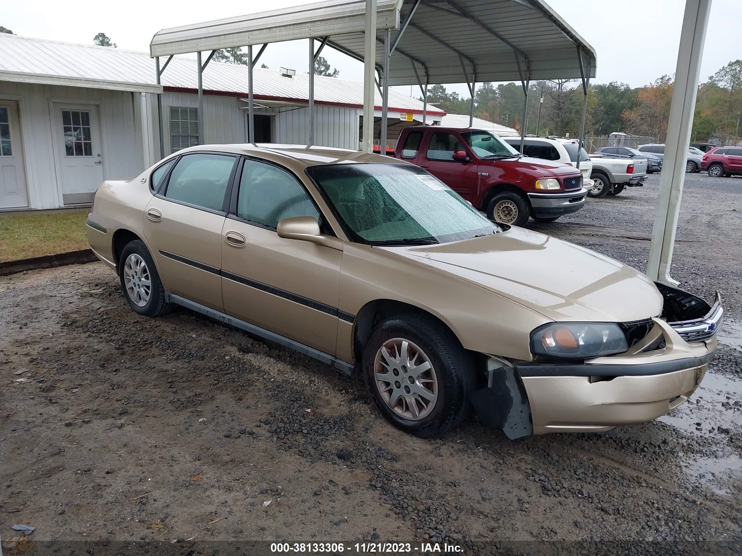 chevrolet impala 2004 2g1wf52e749123104