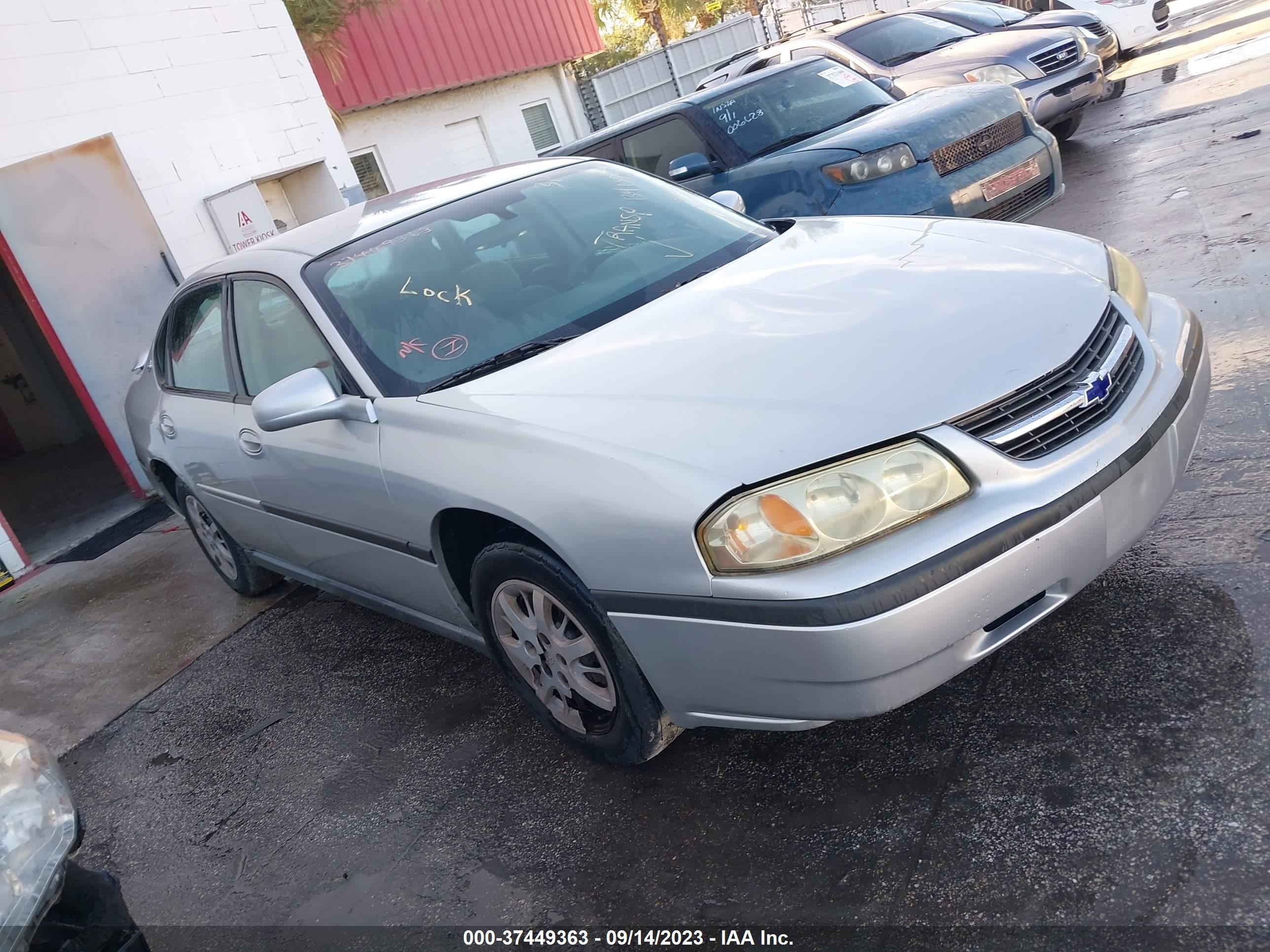 chevrolet impala 2004 2g1wf52e749134152