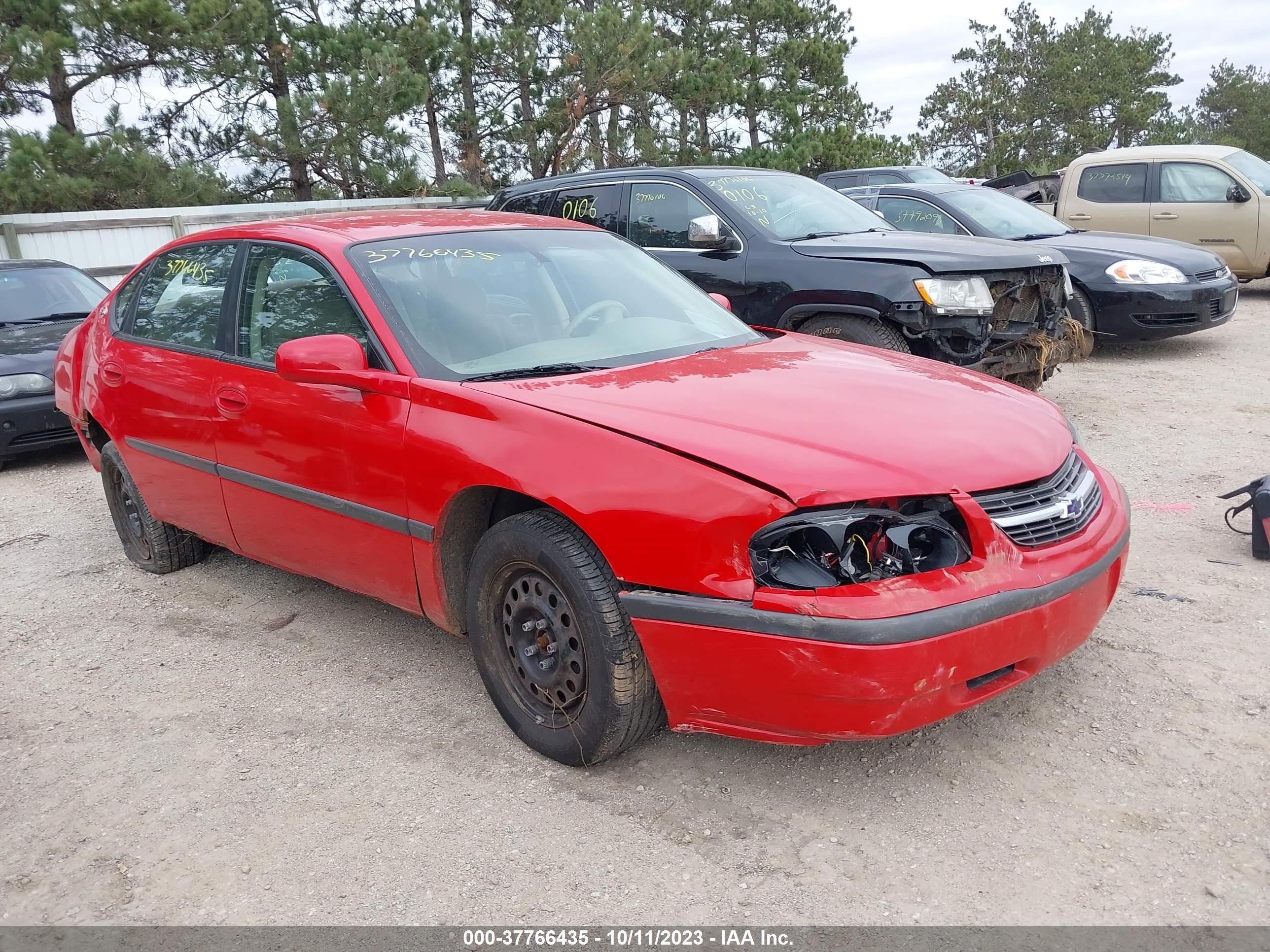 chevrolet impala 2004 2g1wf52e949277944