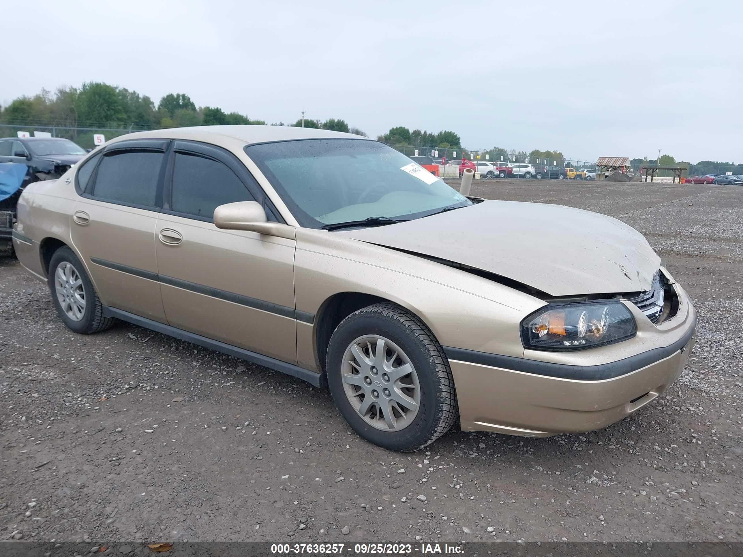 chevrolet impala 2004 2g1wf52e949443637