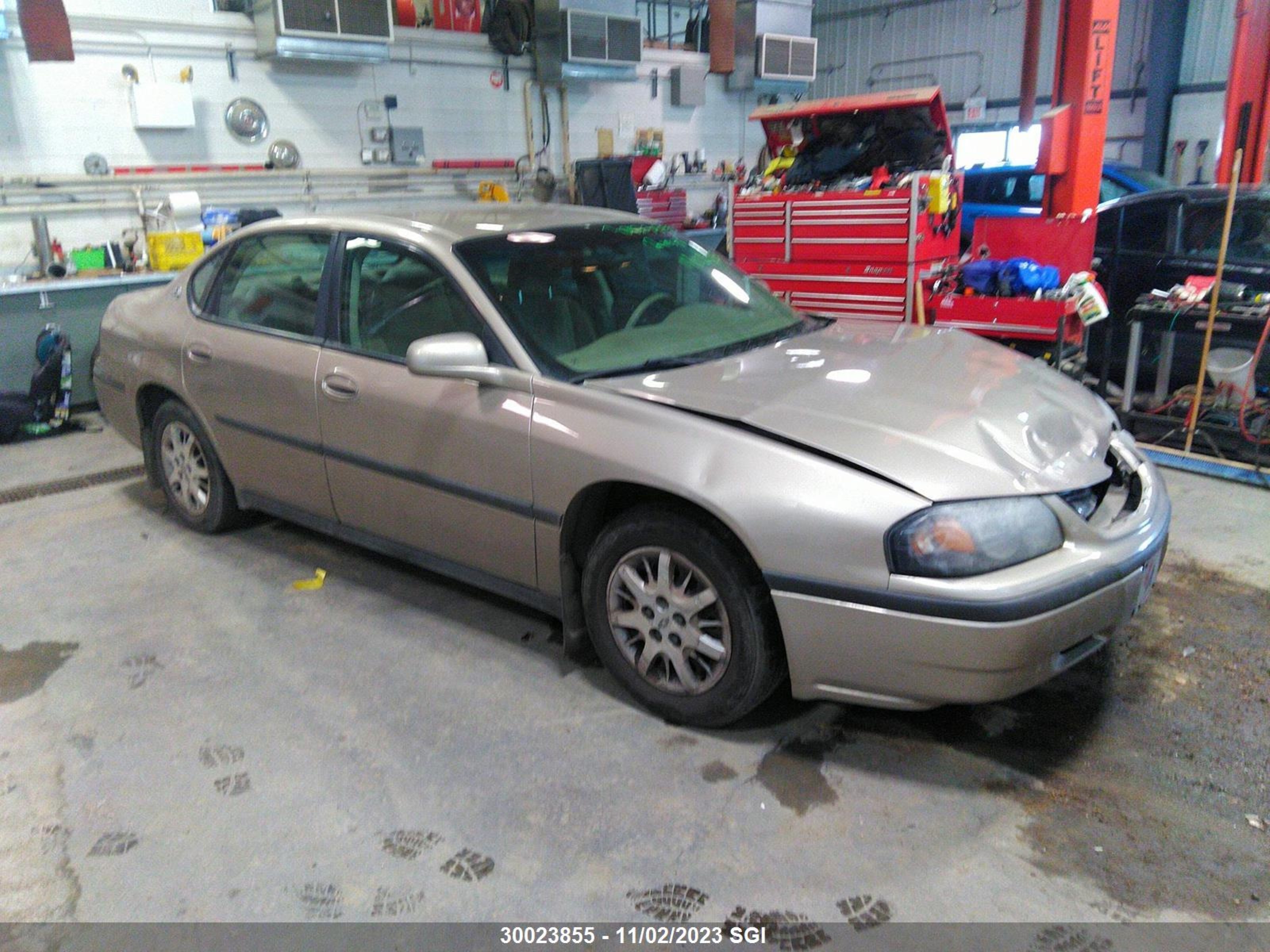 chevrolet impala 2003 2g1wf52ex39130286