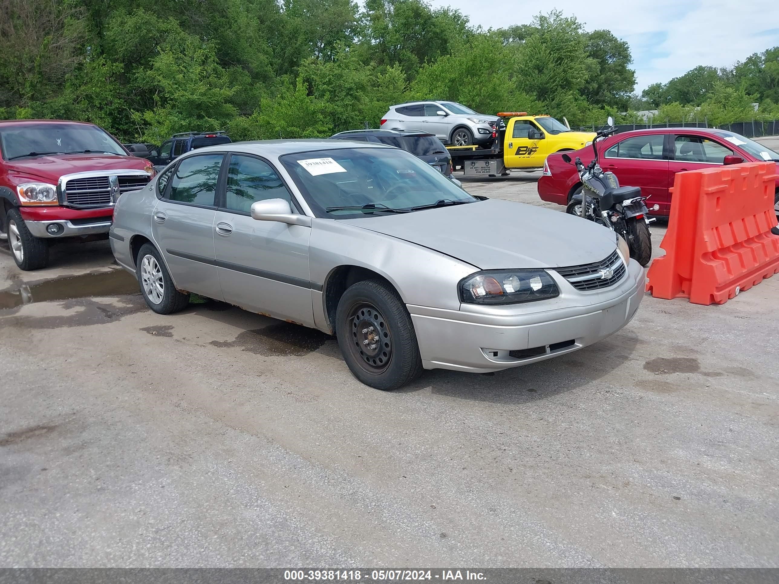 chevrolet impala 2005 2g1wf52ex59193469