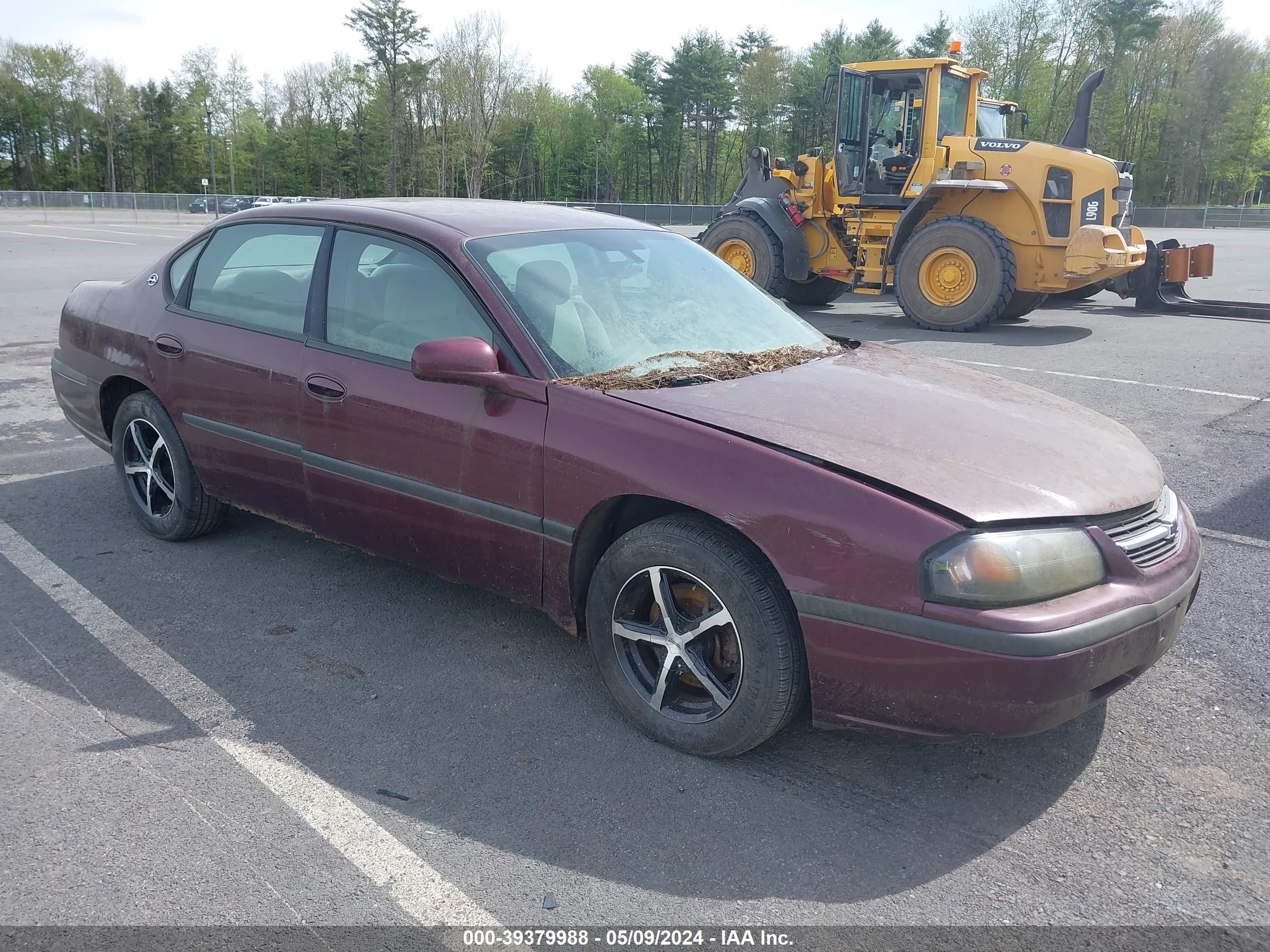 chevrolet impala 2004 2g1wf55e249256252