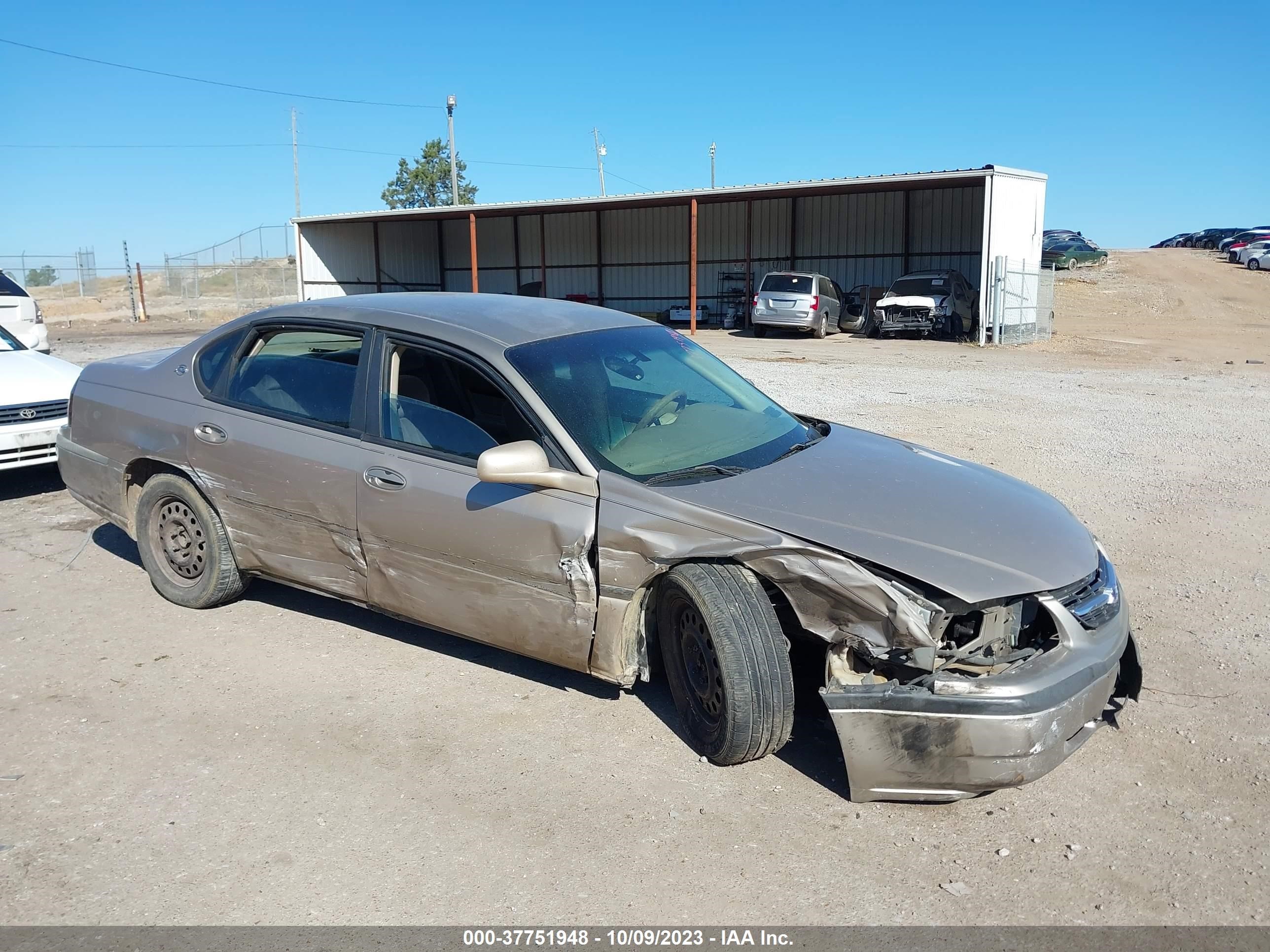 chevrolet impala 2001 2g1wf55e319159525