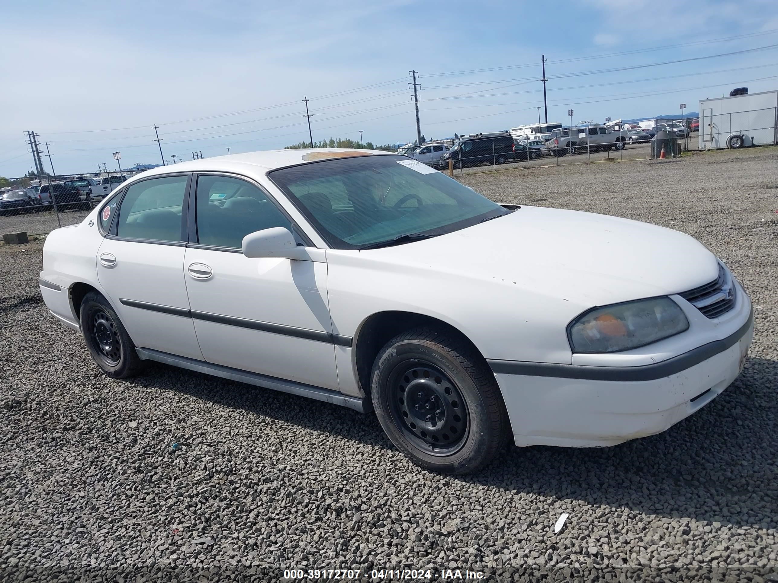 chevrolet impala 2003 2g1wf55e439371871