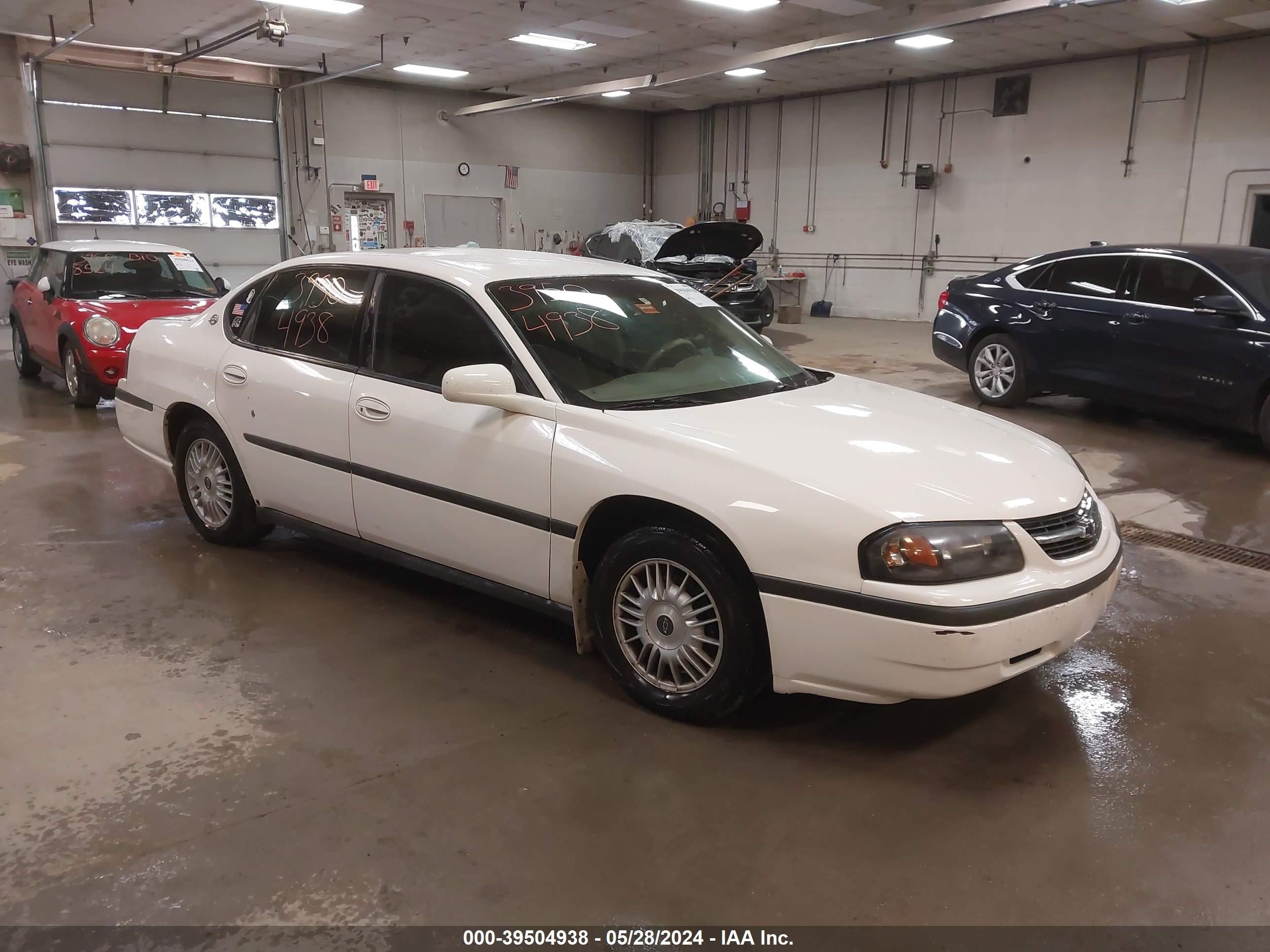 chevrolet impala 2002 2g1wf55e629122034