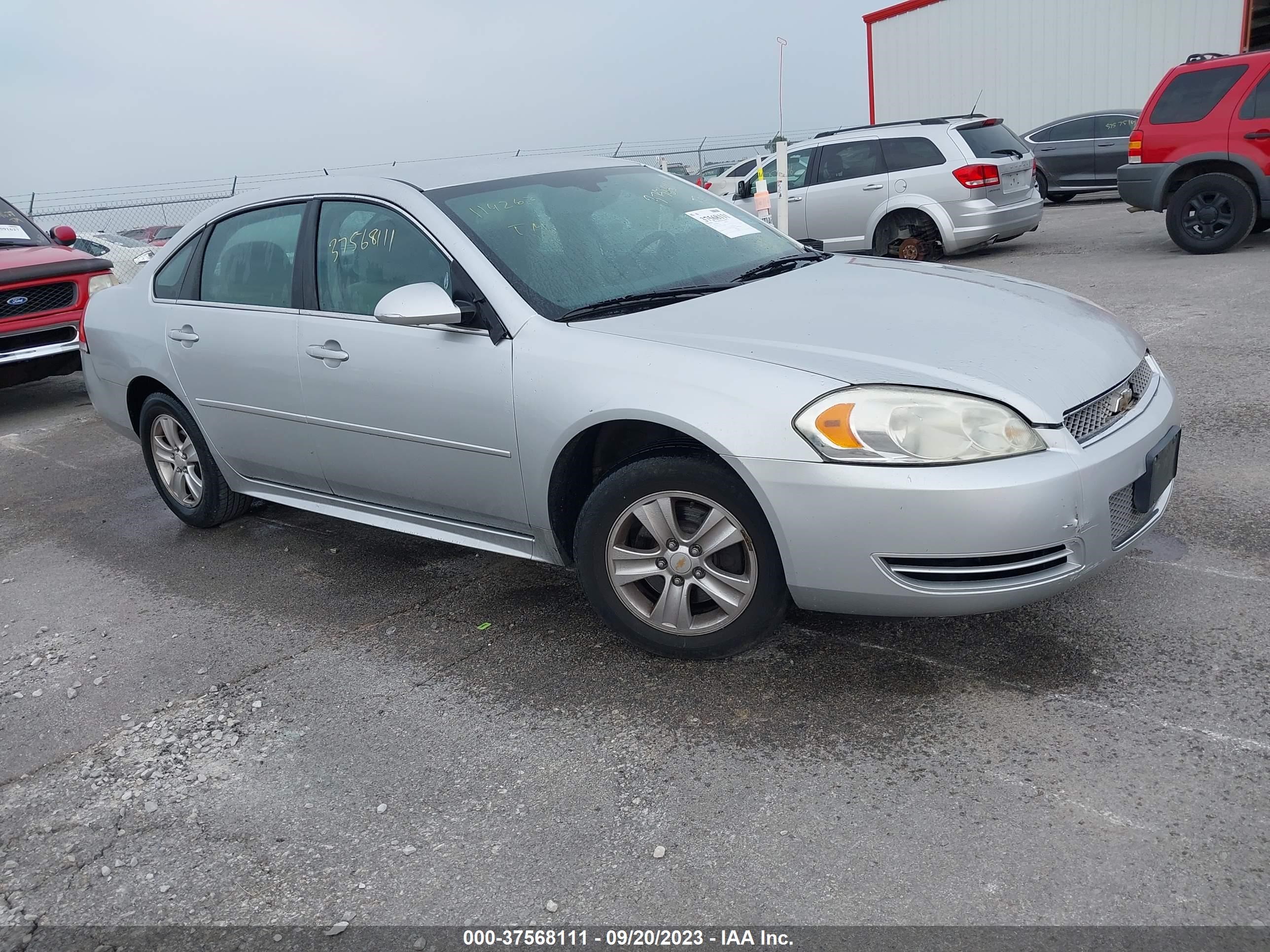 chevrolet impala 2012 2g1wf5e30c1146263