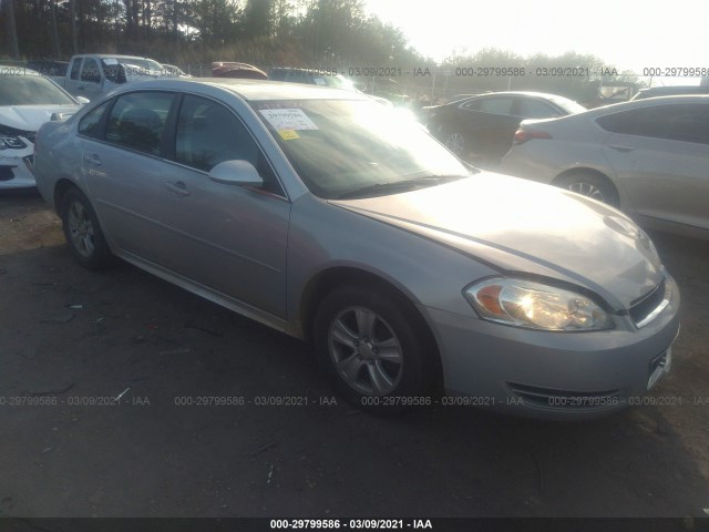 chevrolet impala 2012 2g1wf5e31c1252480