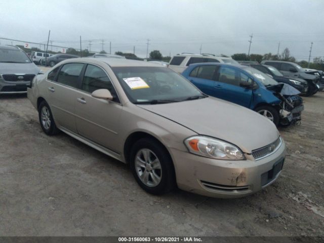 chevrolet impala 2012 2g1wf5e38c1133633