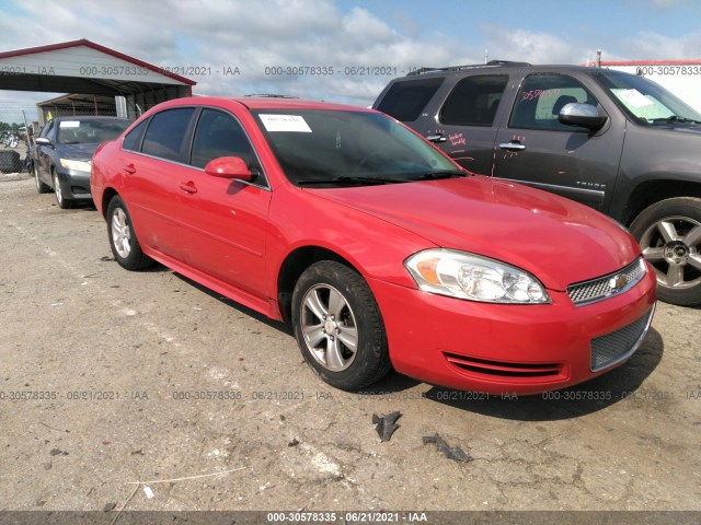 chevrolet impala 2012 2g1wf5e39c1222031