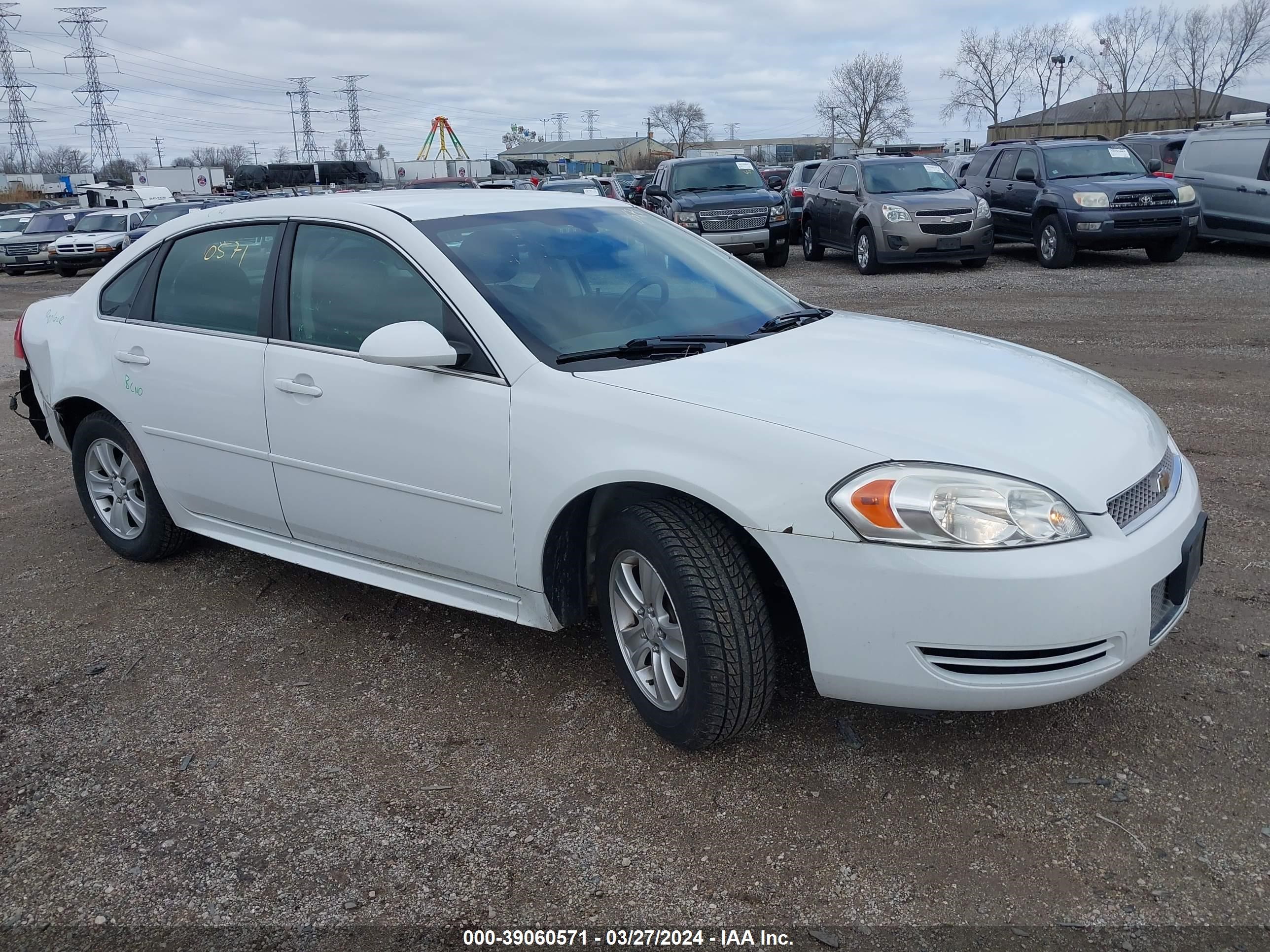 chevrolet impala 2012 2g1wf5e3xc1153916