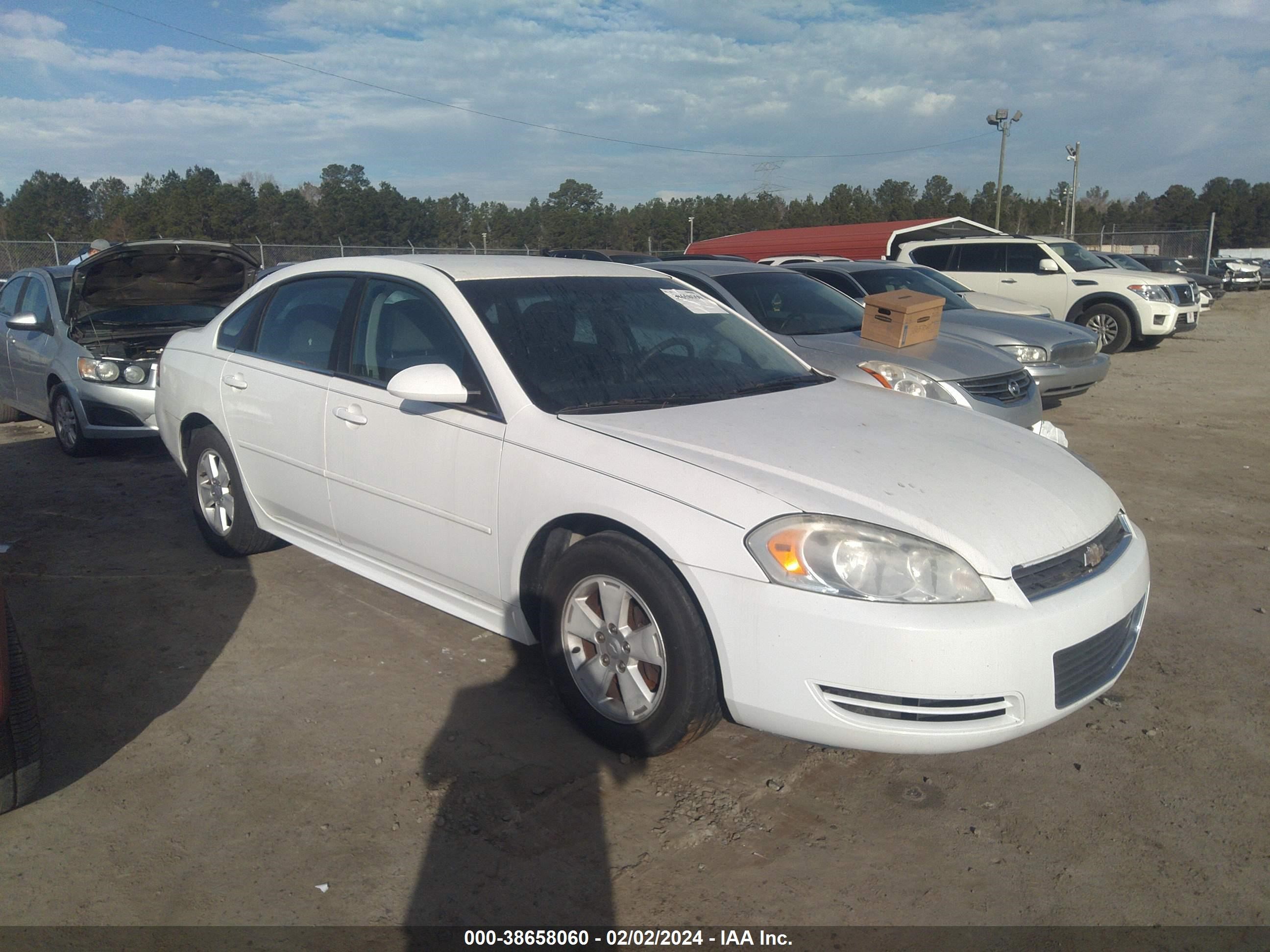 chevrolet impala 2011 2g1wf5ek1b1325062