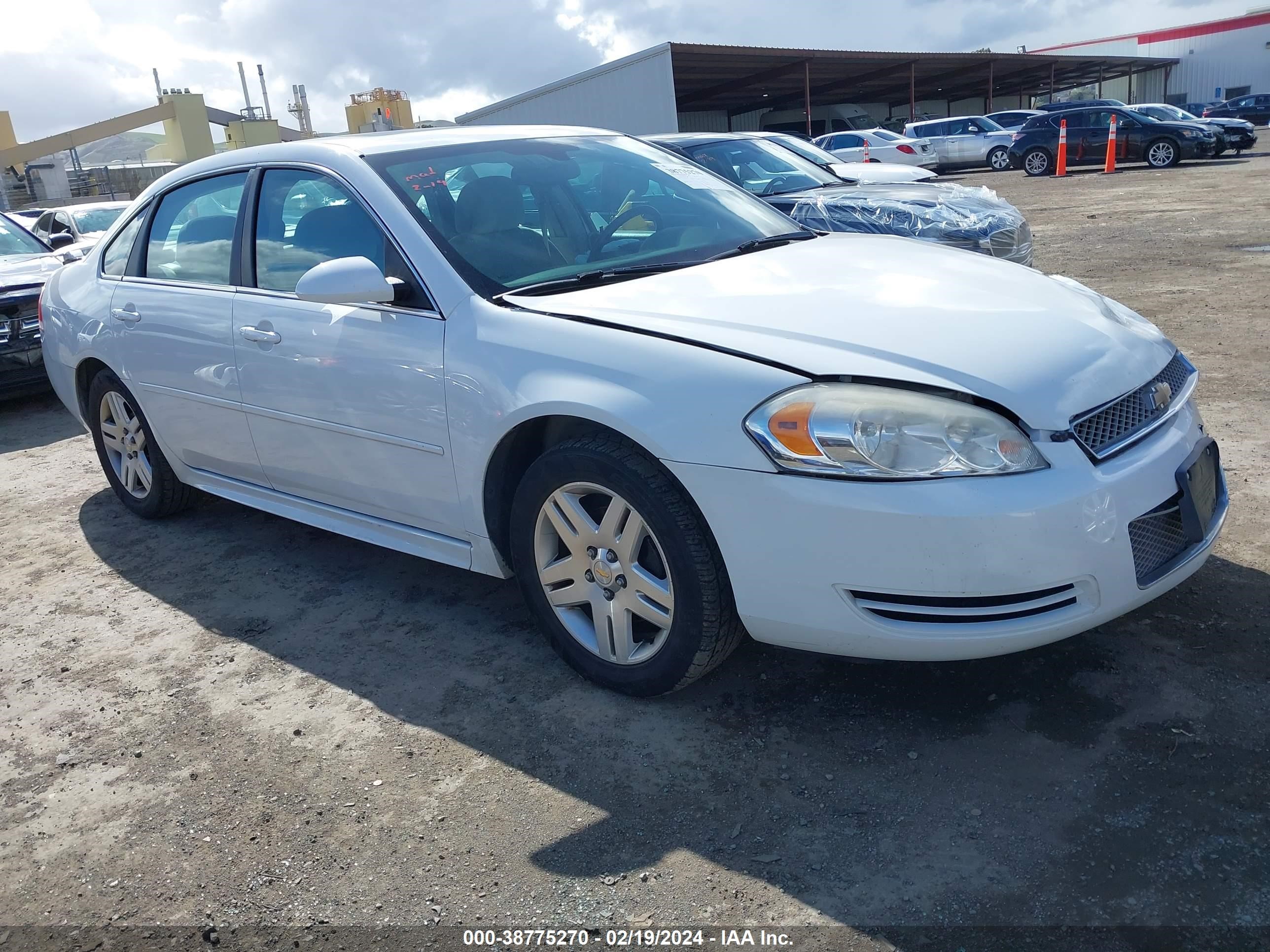 chevrolet impala 2012 2g1wg5e38c1112410