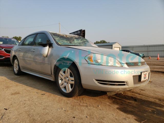 chevrolet impala lt 2012 2g1wg5e3xc1129158