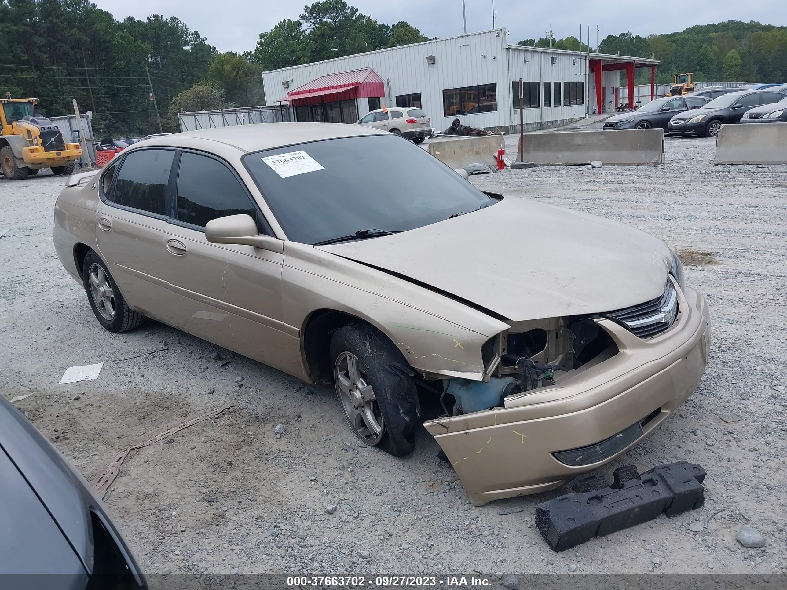 chevrolet impala 2005 2g1wh52k159325390