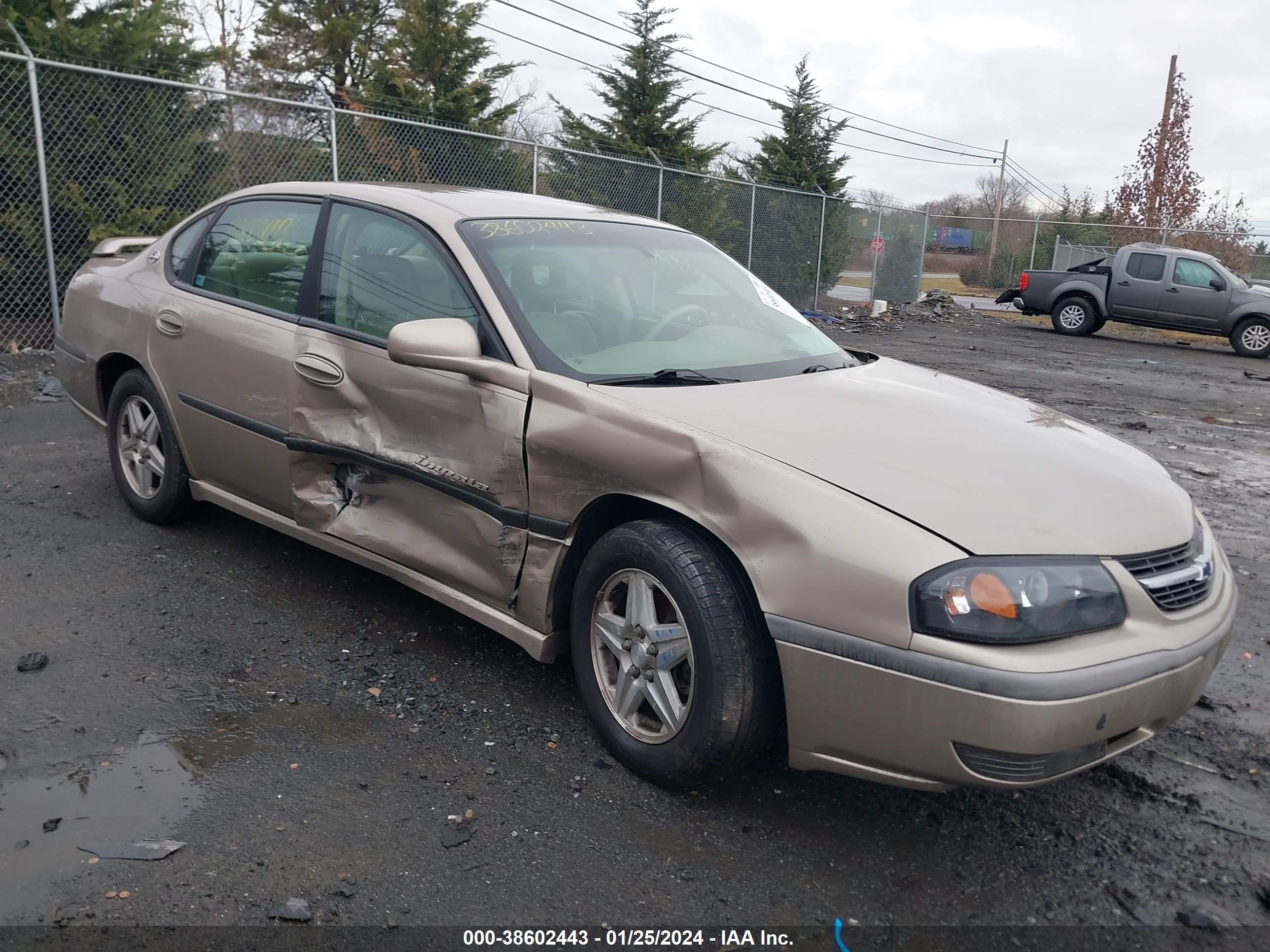 chevrolet impala 2003 2g1wh52k239314945