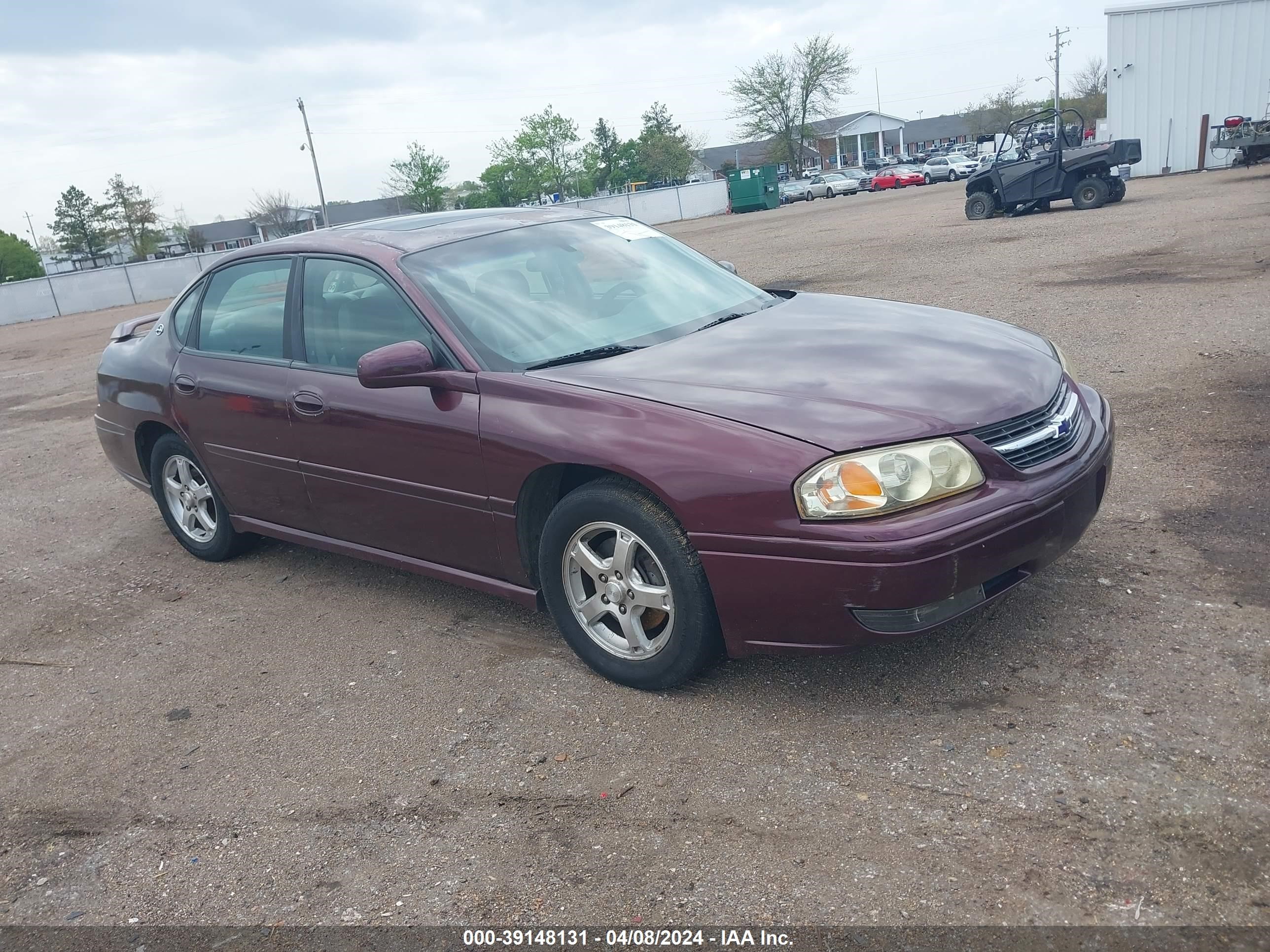 chevrolet impala 2004 2g1wh52k249419146