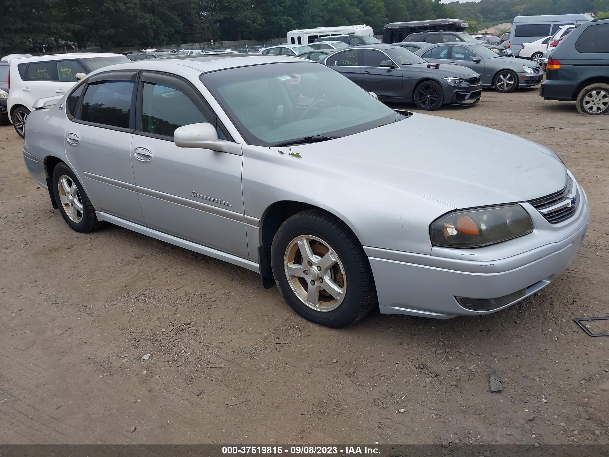 chevrolet impala 2004 2g1wh52k349414294