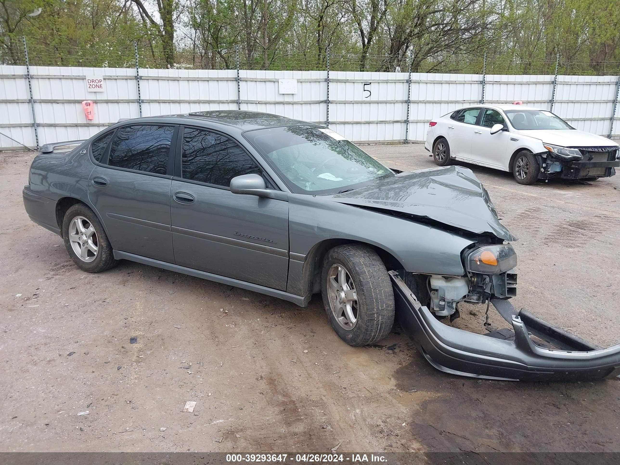 chevrolet impala 2004 2g1wh52k549297334