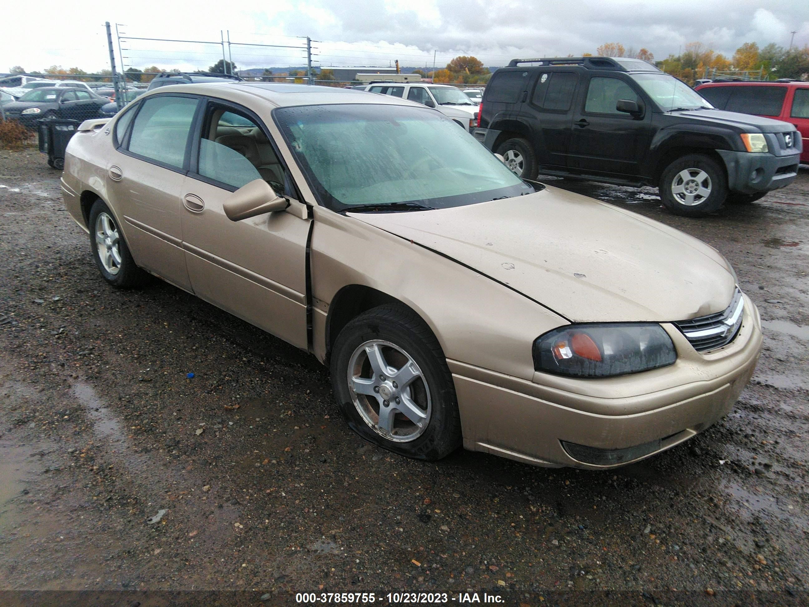 chevrolet impala 2005 2g1wh52k559334285