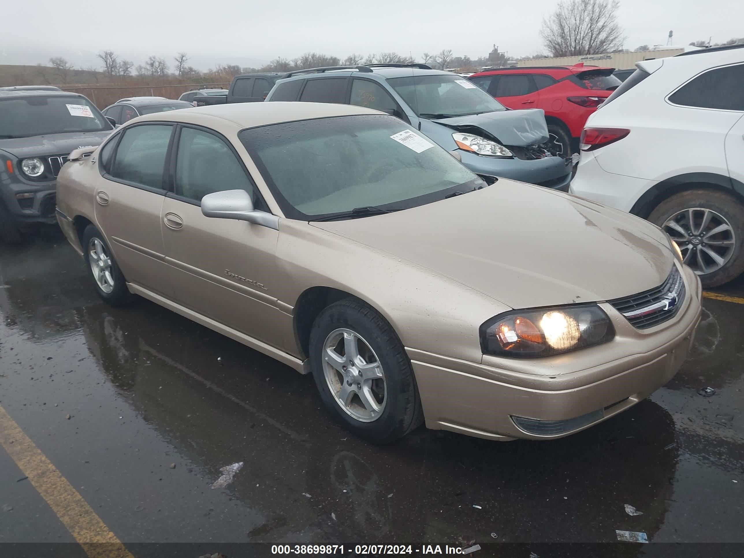 chevrolet impala 2004 2g1wh52k649209715