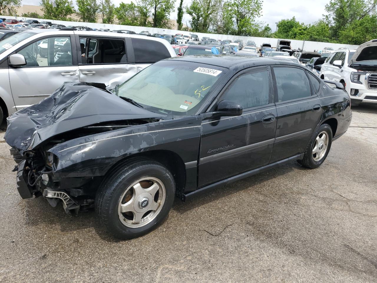 chevrolet impala 2002 2g1wh55k129241805